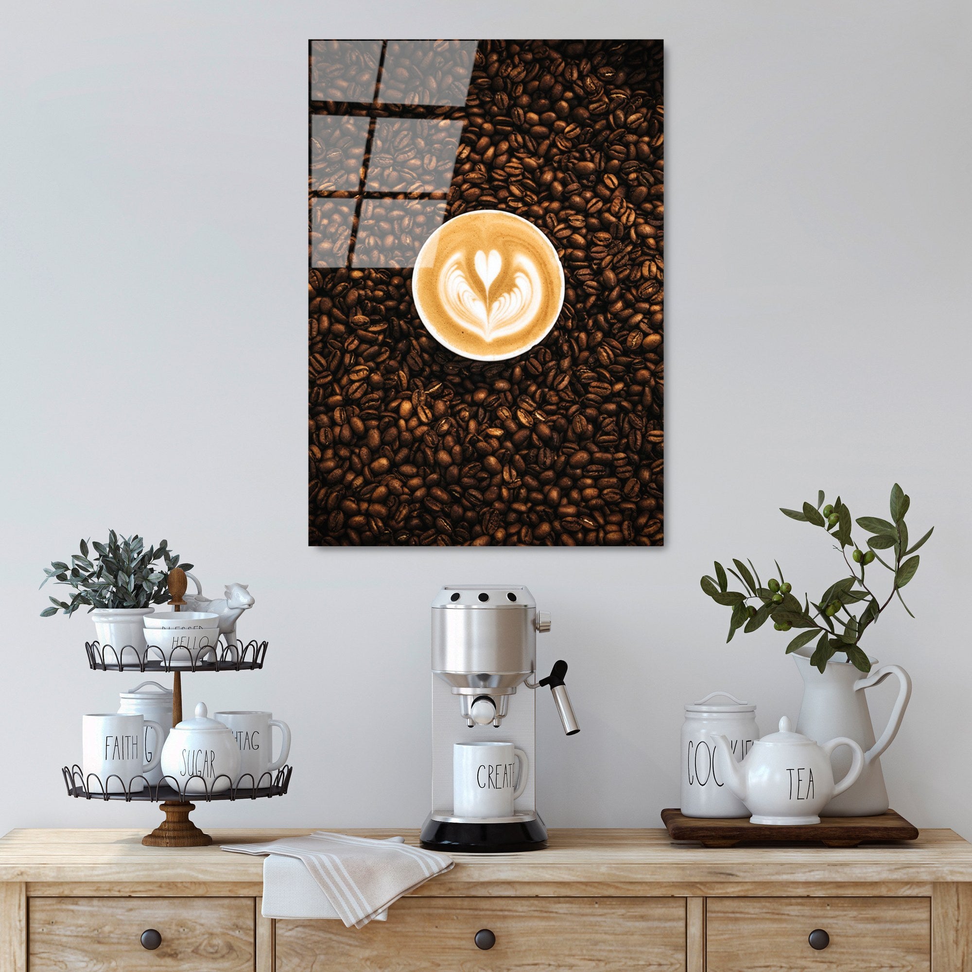 Quadro Decorativo em Vidro Temperado Multicolor 50x70 cm (4 mm) – UV-410