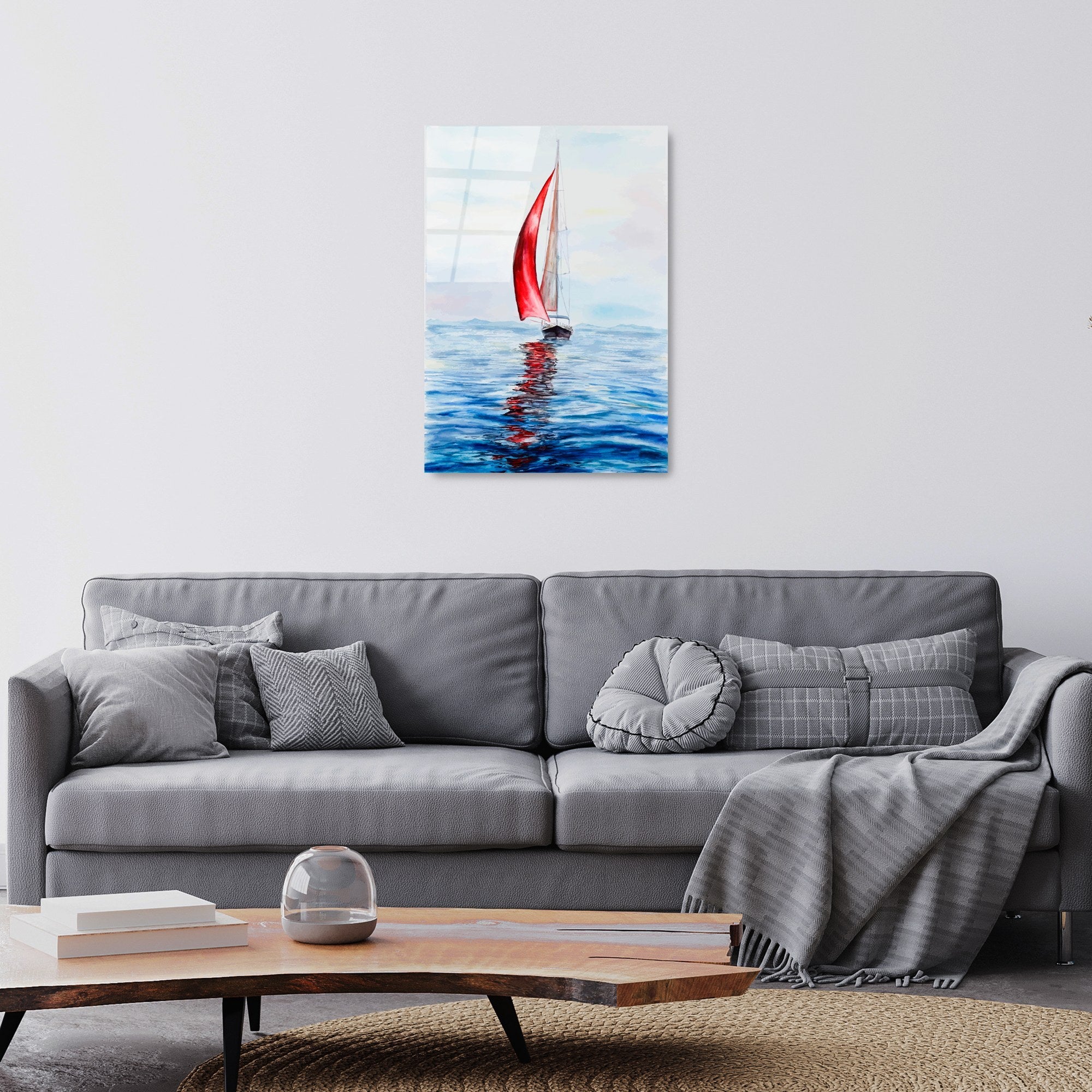 Quadro Decorativo em Vidro Temperado UV-411, Multicolor, 50 x 70 cm (4 mm)