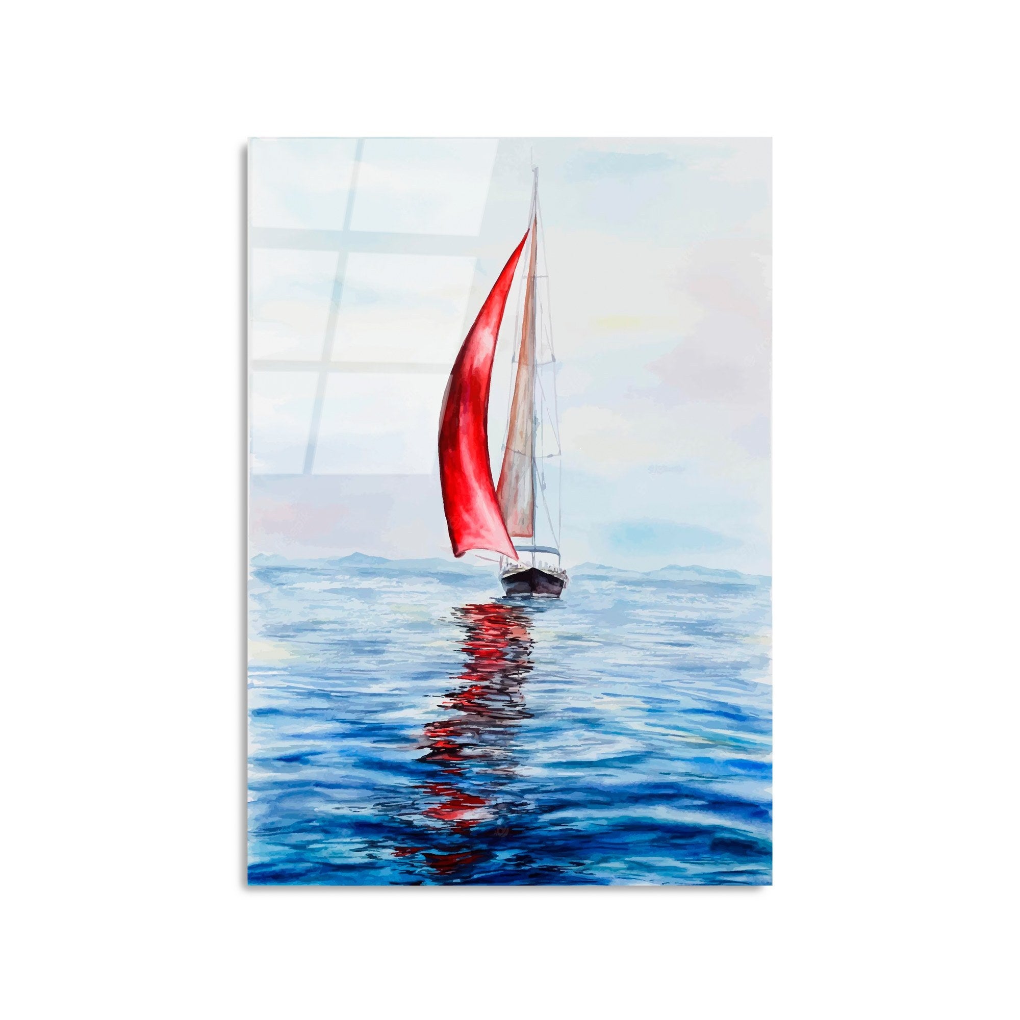 Quadro Decorativo em Vidro Temperado UV-411, Multicolor, 50 x 70 cm (4 mm)