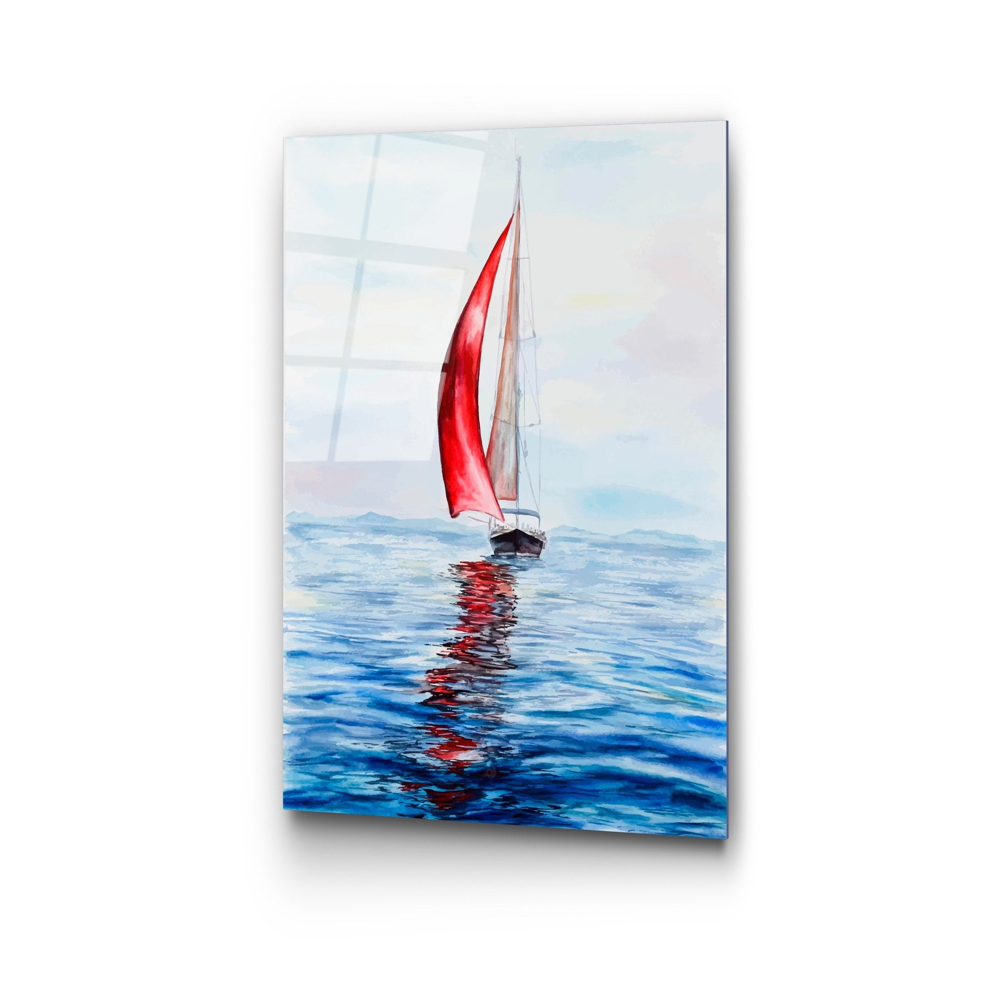 Quadro Decorativo em Vidro Temperado UV-411, Multicolor, 50 x 70 cm (4 mm)