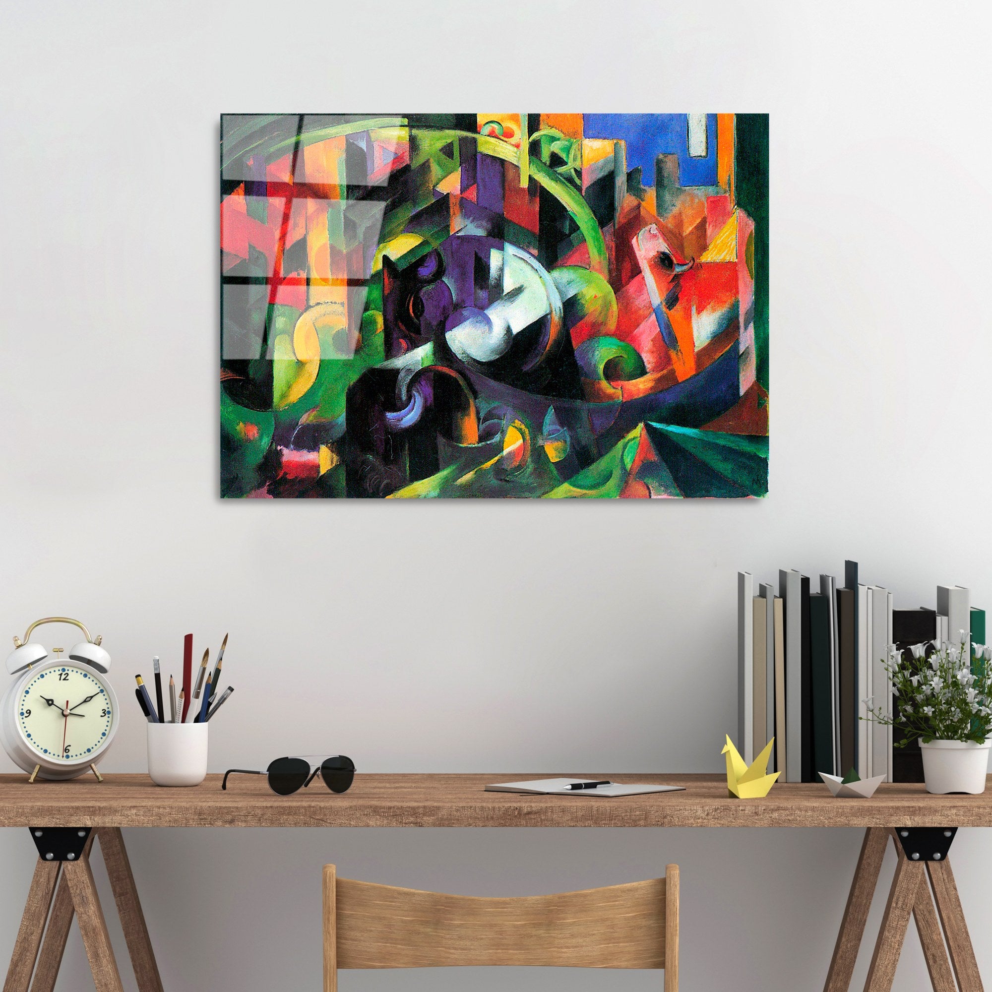 Quadro Decorativo em Vidro Temperado 100% UV-412, 50 x 70 cm, Multicolor (4 mm)