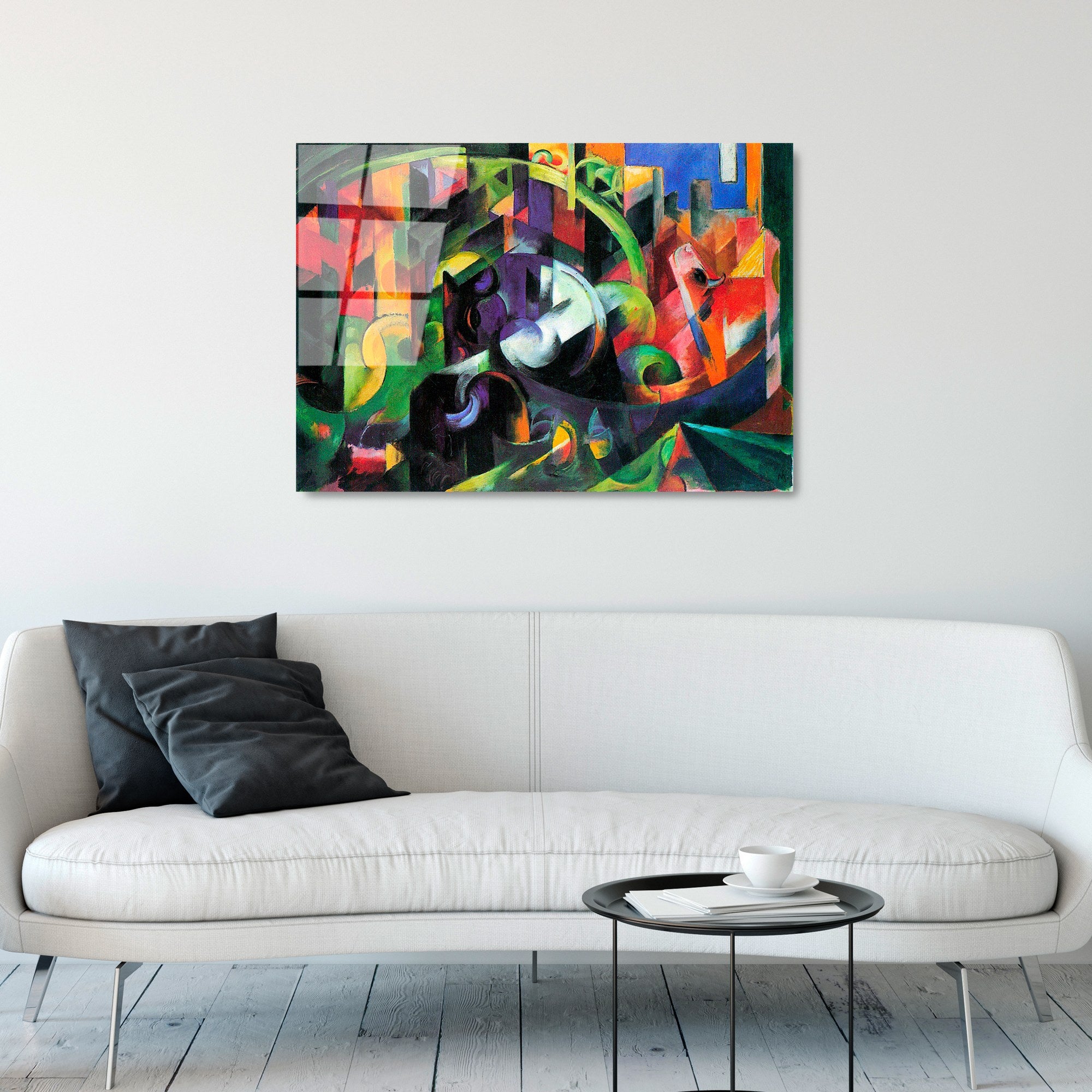 Quadro Decorativo em Vidro Temperado 100% UV-412, 50 x 70 cm, Multicolor (4 mm)