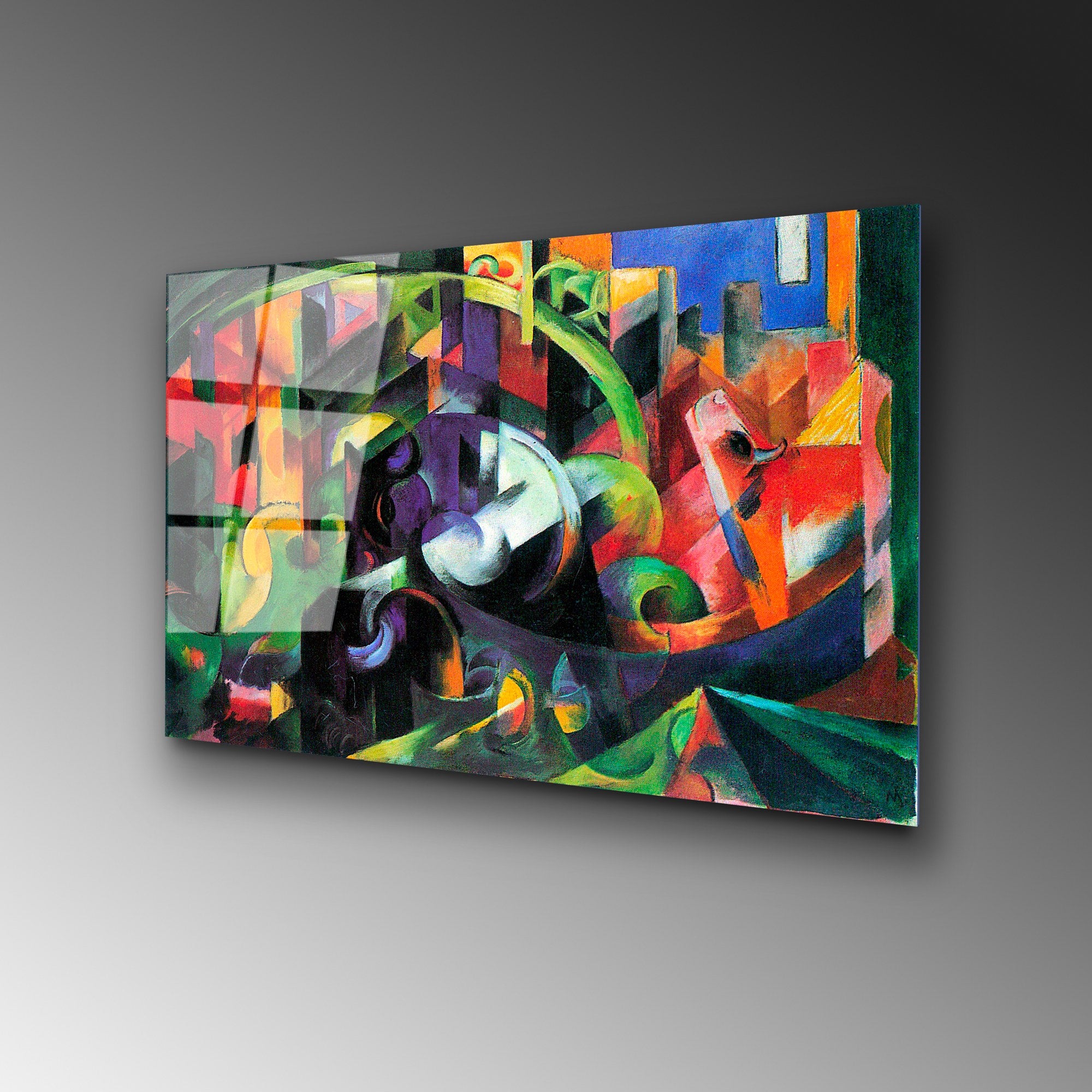 Quadro Decorativo em Vidro Temperado 100% UV-412, 50 x 70 cm, Multicolor (4 mm)