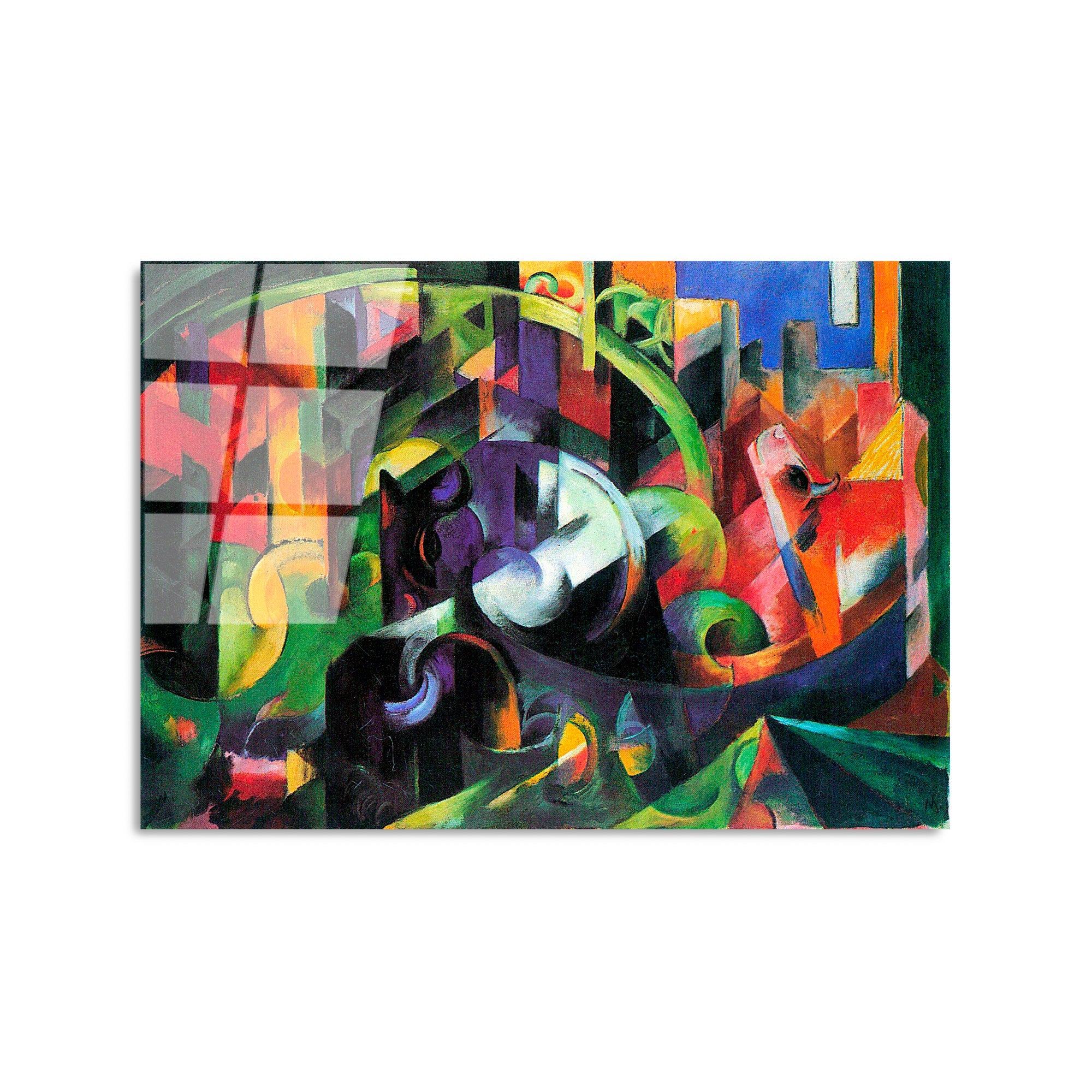 Quadro Decorativo em Vidro Temperado 100% UV-412, 50 x 70 cm, Multicolor (4 mm)