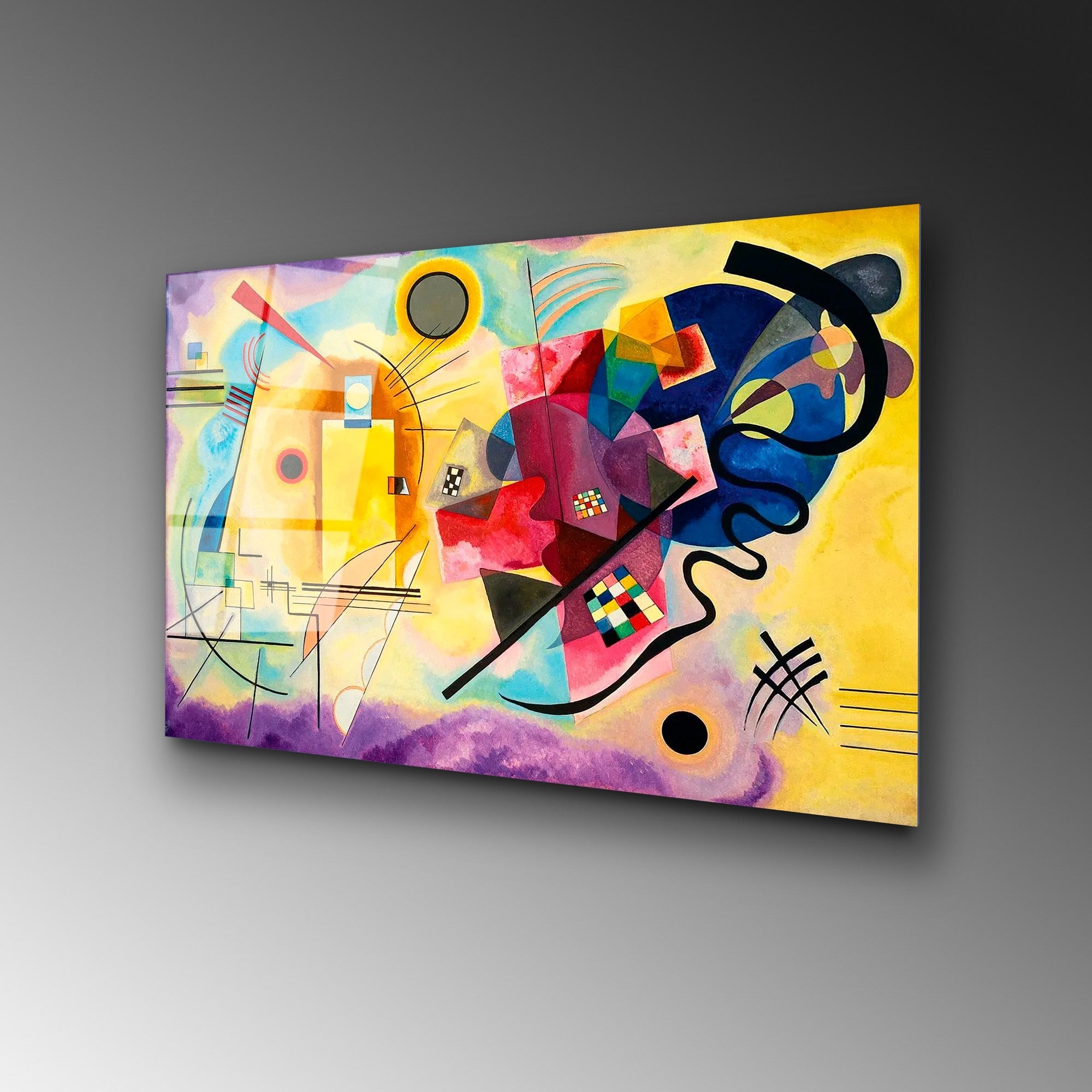 UV-413 Quadro Decorativo em Vidro Temperado 50x70 cm, Multicolor, 4 mm (Ref. 123BZM1507)