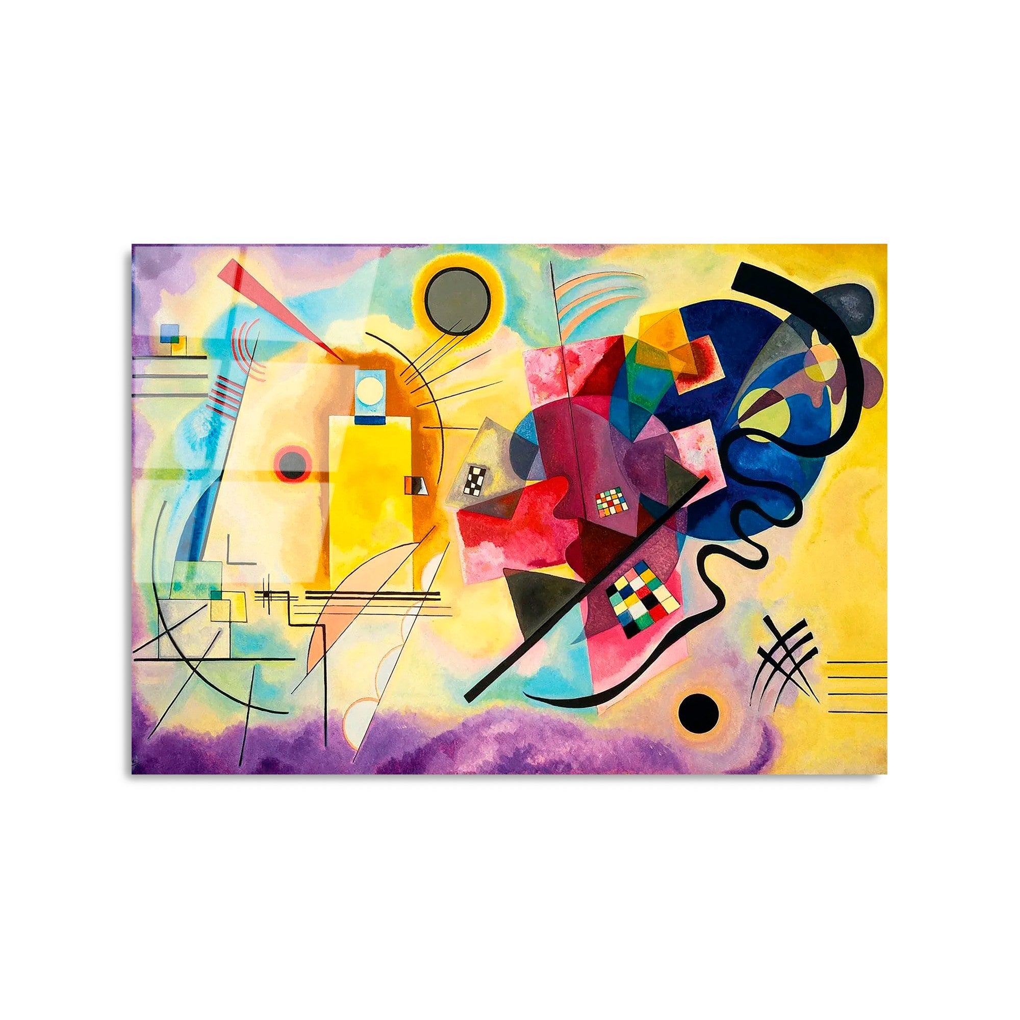 UV-413 Quadro Decorativo em Vidro Temperado 50x70 cm, Multicolor, 4 mm (Ref. 123BZM1507)