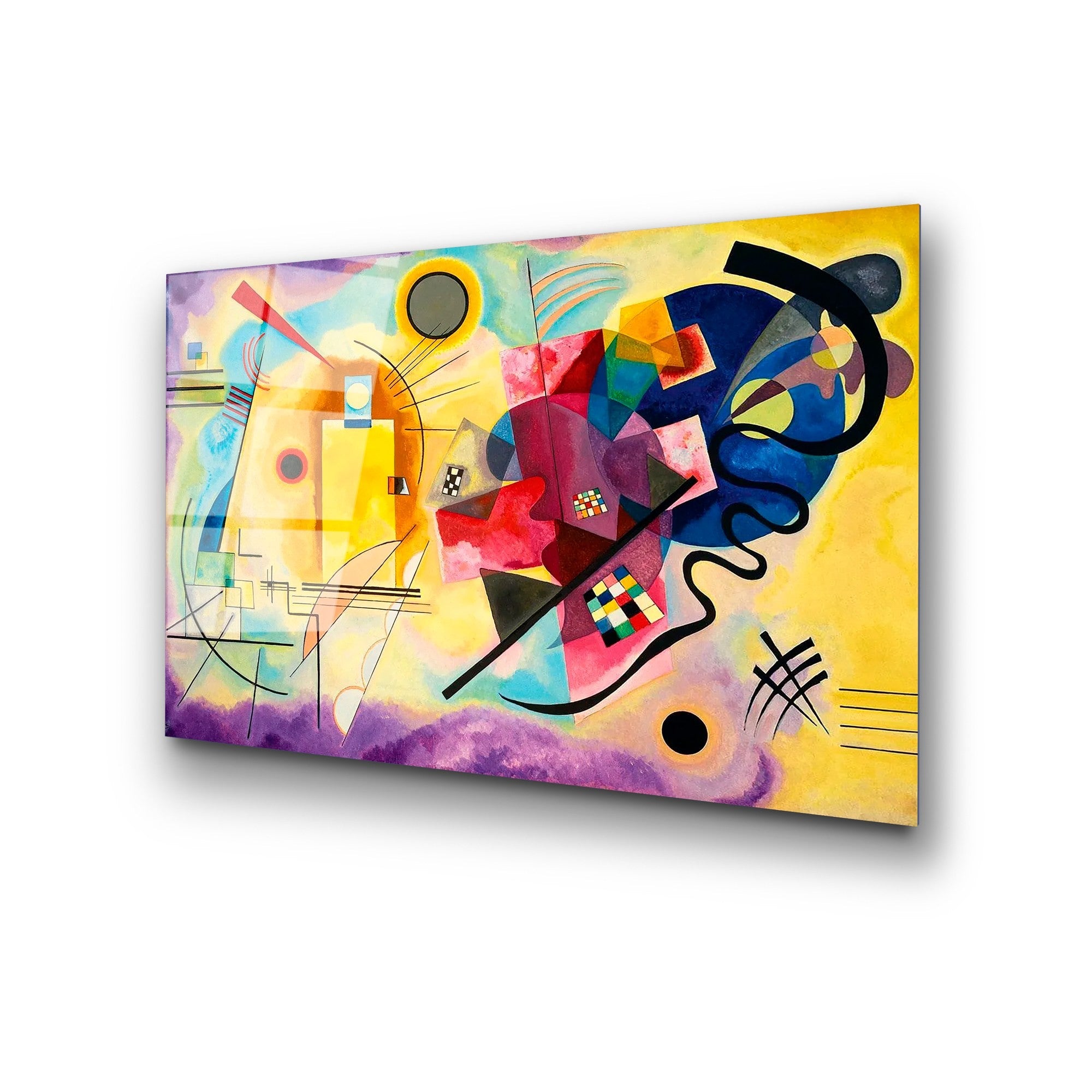 UV-413 Quadro Decorativo em Vidro Temperado 50x70 cm, Multicolor, 4 mm (Ref. 123BZM1507)