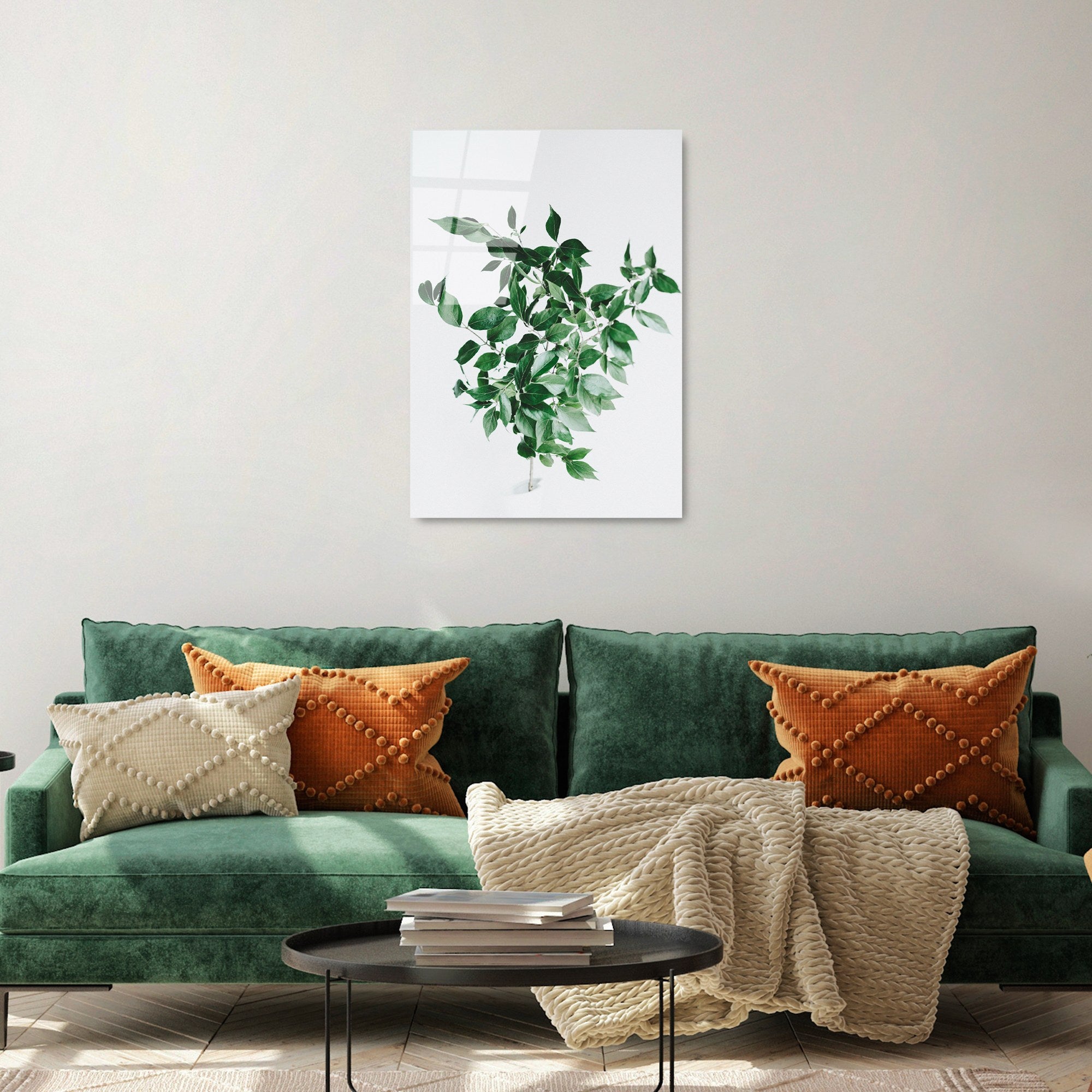 Quadro Decorativo em Vidro Temperado (4 mm) UV-414, Multicolorido, 50 x 70 cm