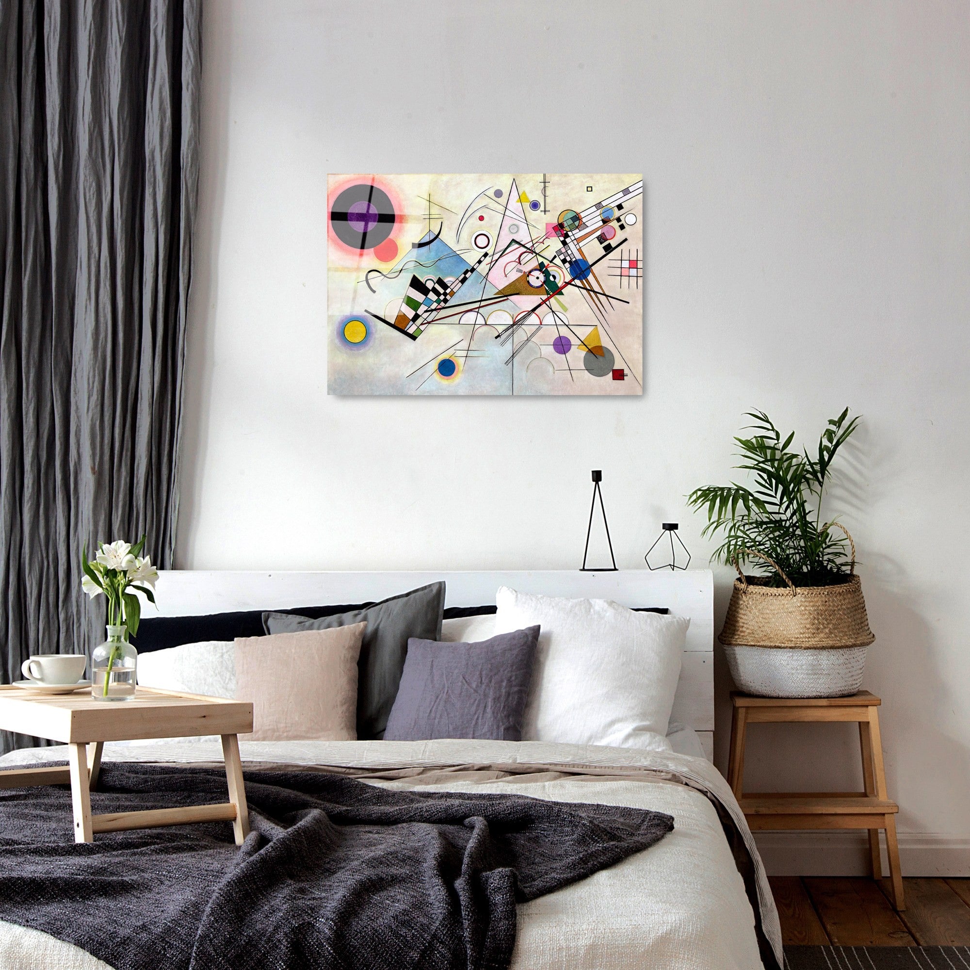 Quadro Decorativo em Vidro Temperado UV-415 (50 x 70 cm) – Multicolor – Vidro 4 mm