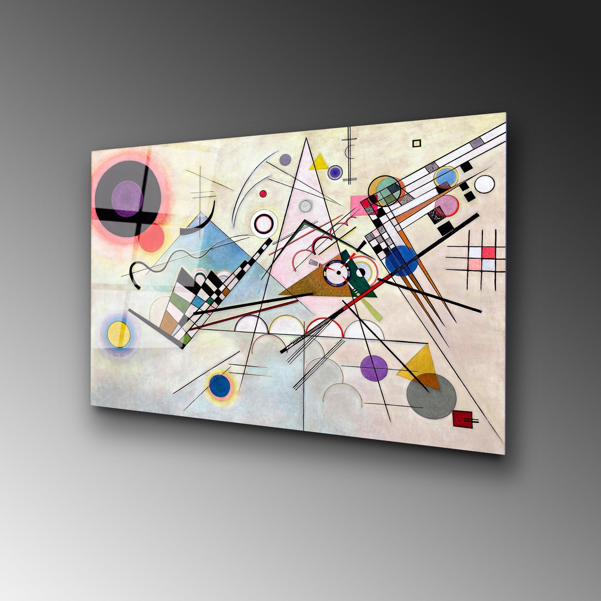 Quadro Decorativo em Vidro Temperado UV-415 (50 x 70 cm) – Multicolor – Vidro 4 mm