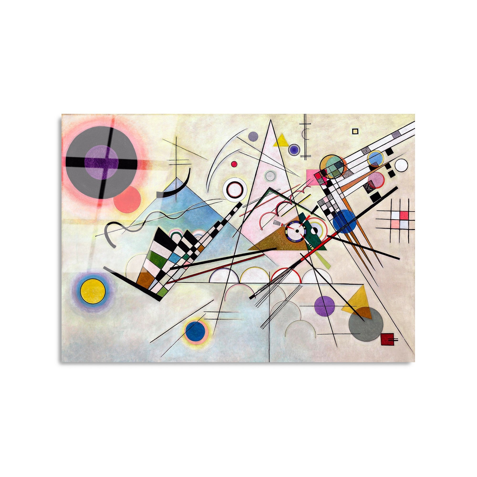 Quadro Decorativo em Vidro Temperado UV-415 (50 x 70 cm) – Multicolor – Vidro 4 mm