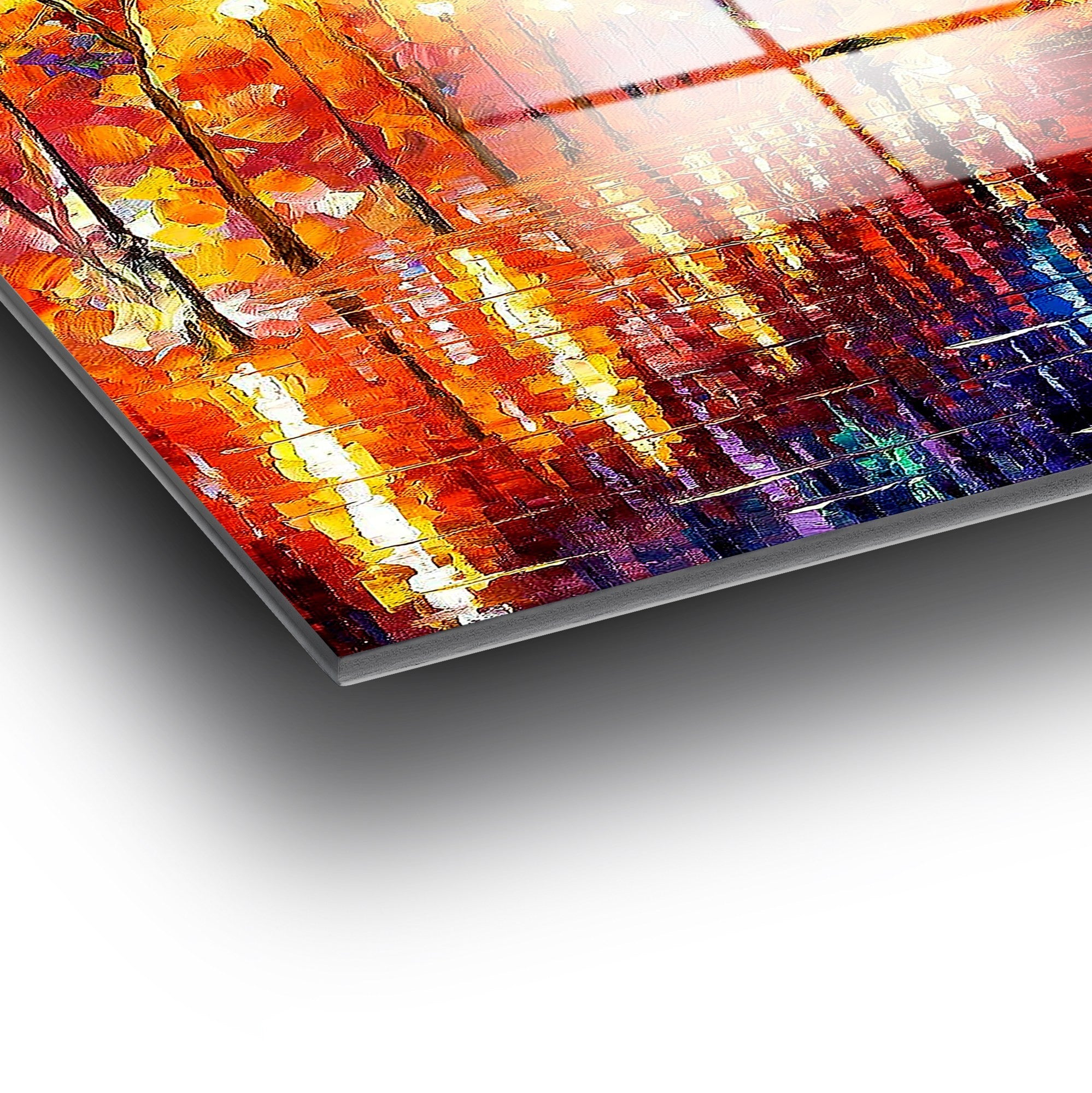 Quadro Decorativo em Vidro Temperado UV-416, 50x70 cm, Multicolor — 100% Vidro, 4 mm