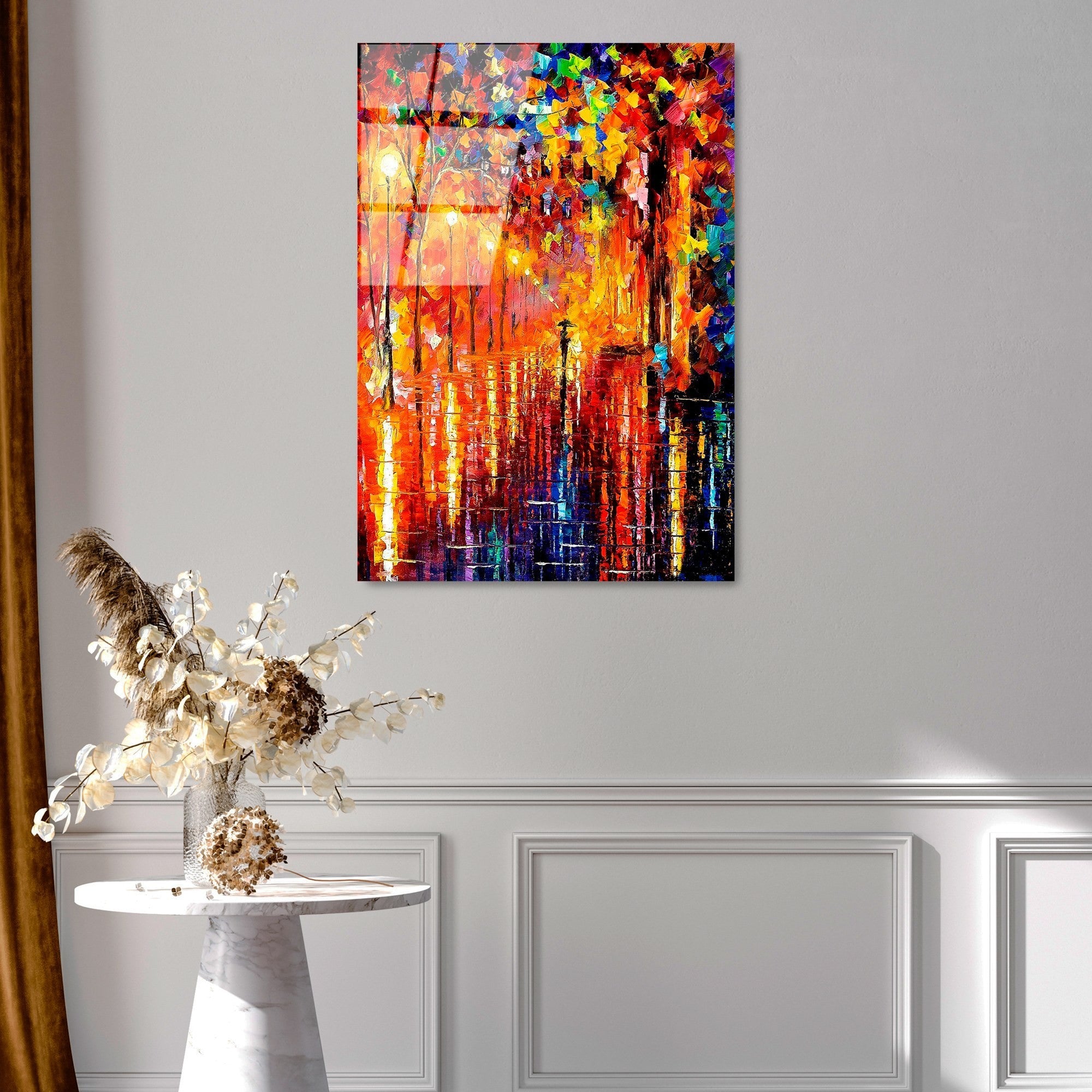 Quadro Decorativo em Vidro Temperado UV-416, 50x70 cm, Multicolor — 100% Vidro, 4 mm