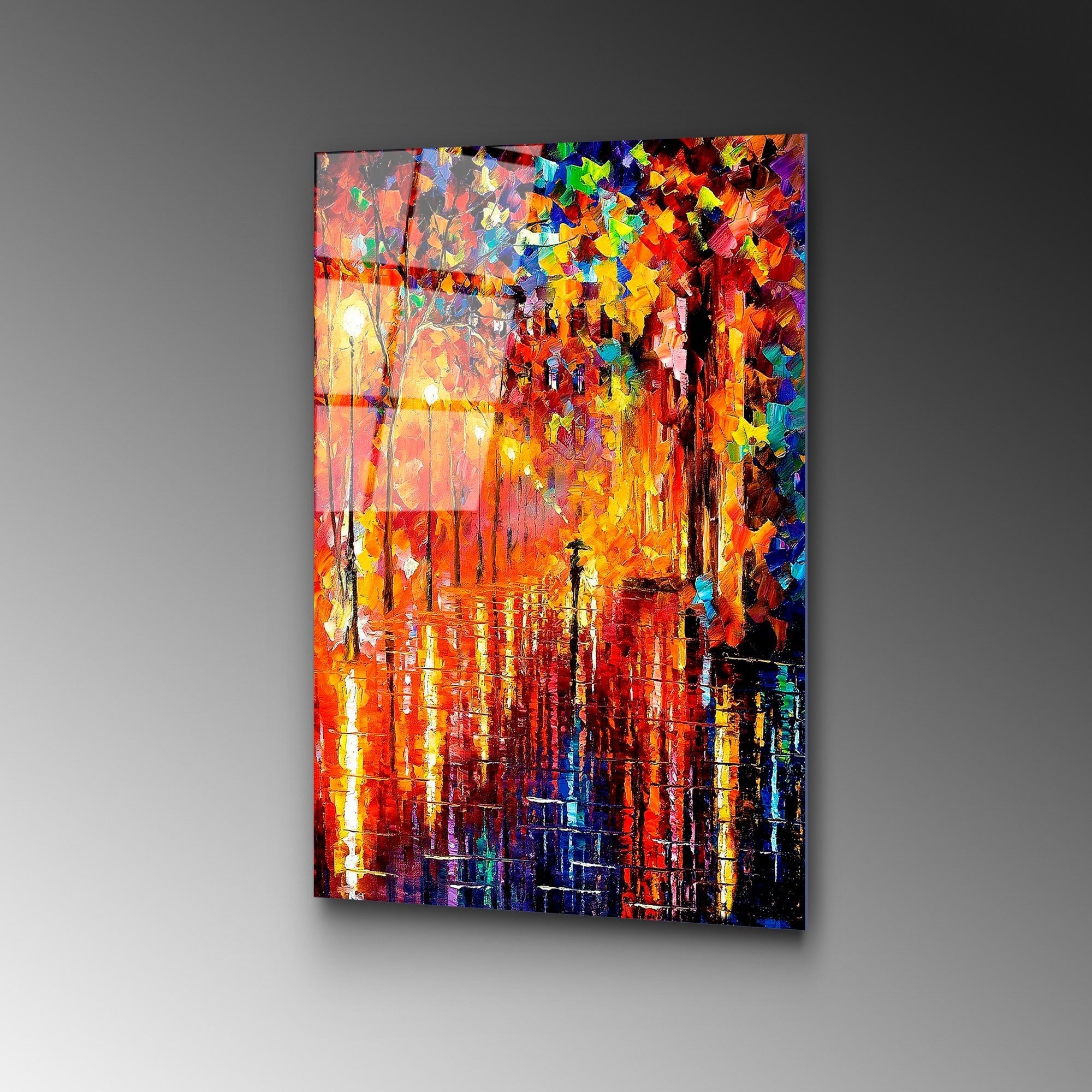 Quadro Decorativo em Vidro Temperado UV-416, 50x70 cm, Multicolor — 100% Vidro, 4 mm