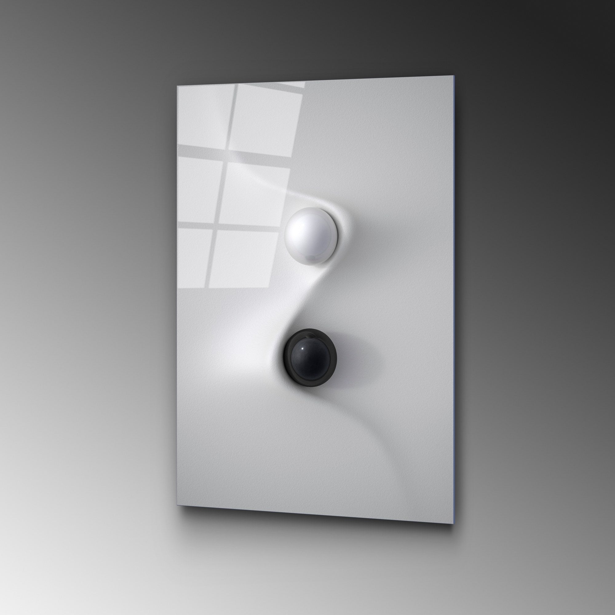 Quadro Decorativo em Vidro Temperado UV-417, Multicolor, 50 x 70 cm (4 mm)