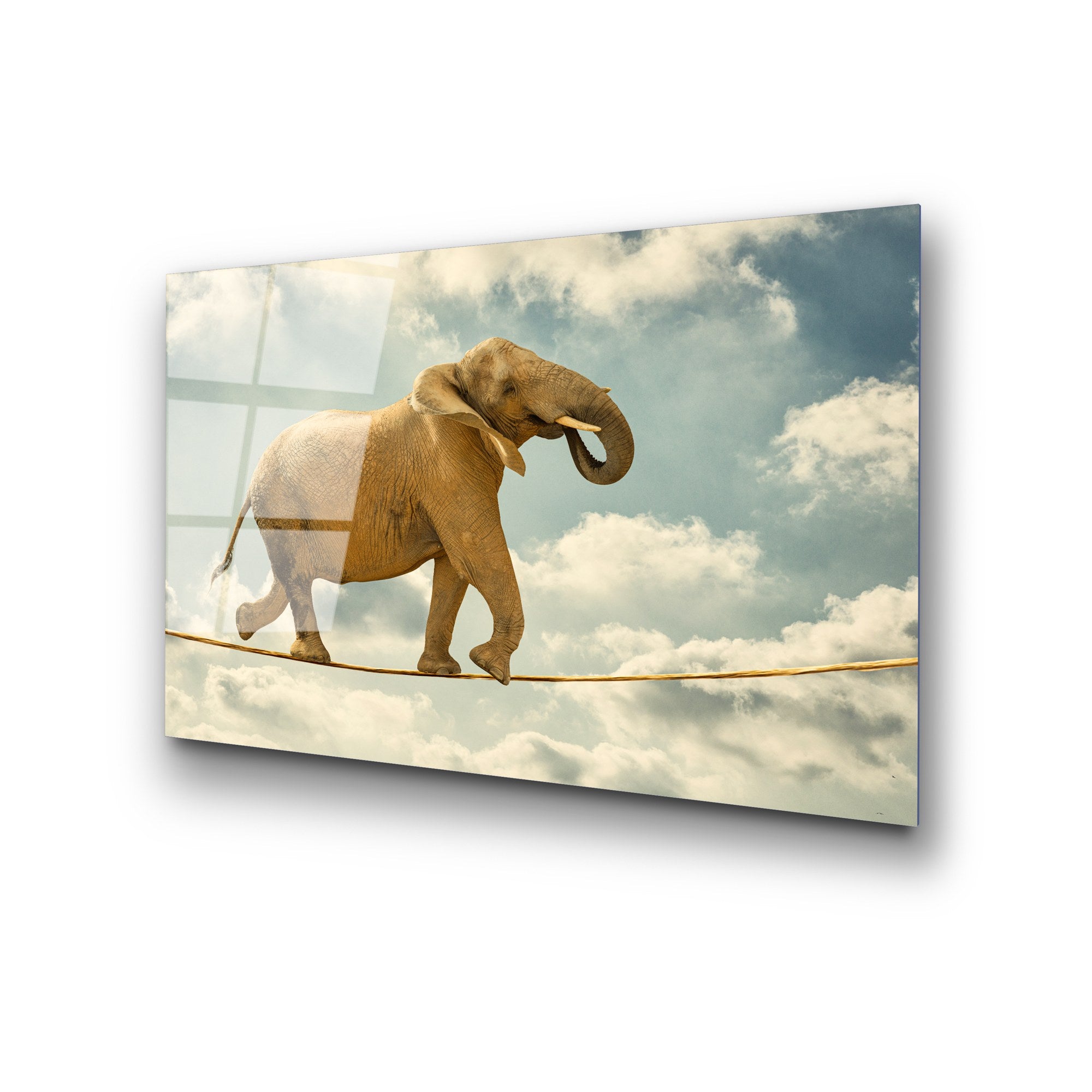 Quadro Decorativo em Vidro Temperado 4 mm Multicolor 50x70 cm – UV-419