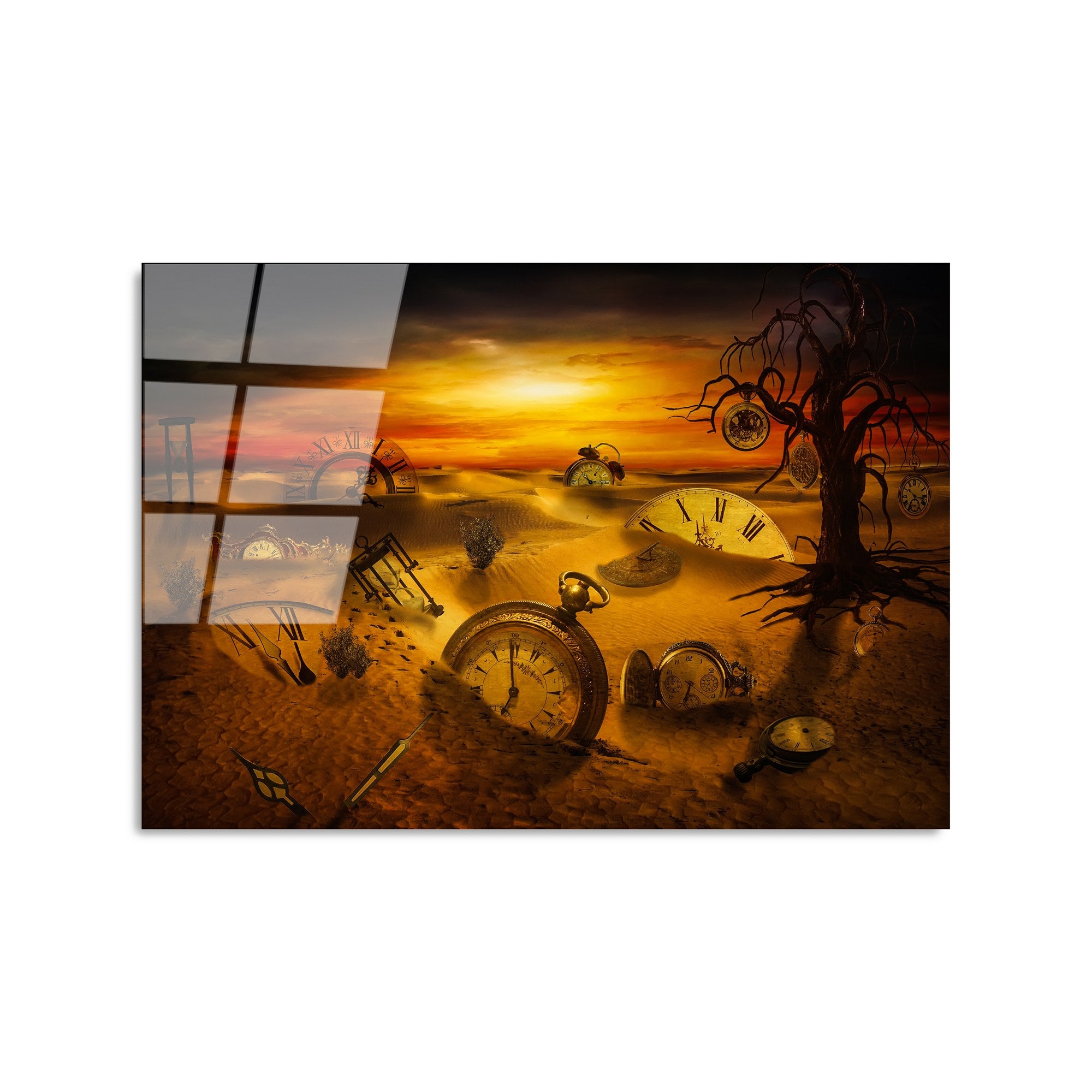 Quadro Decorativo em 100% Vidro Temperado UV-420, Multicolor, 50 x 70 cm (4 mm)