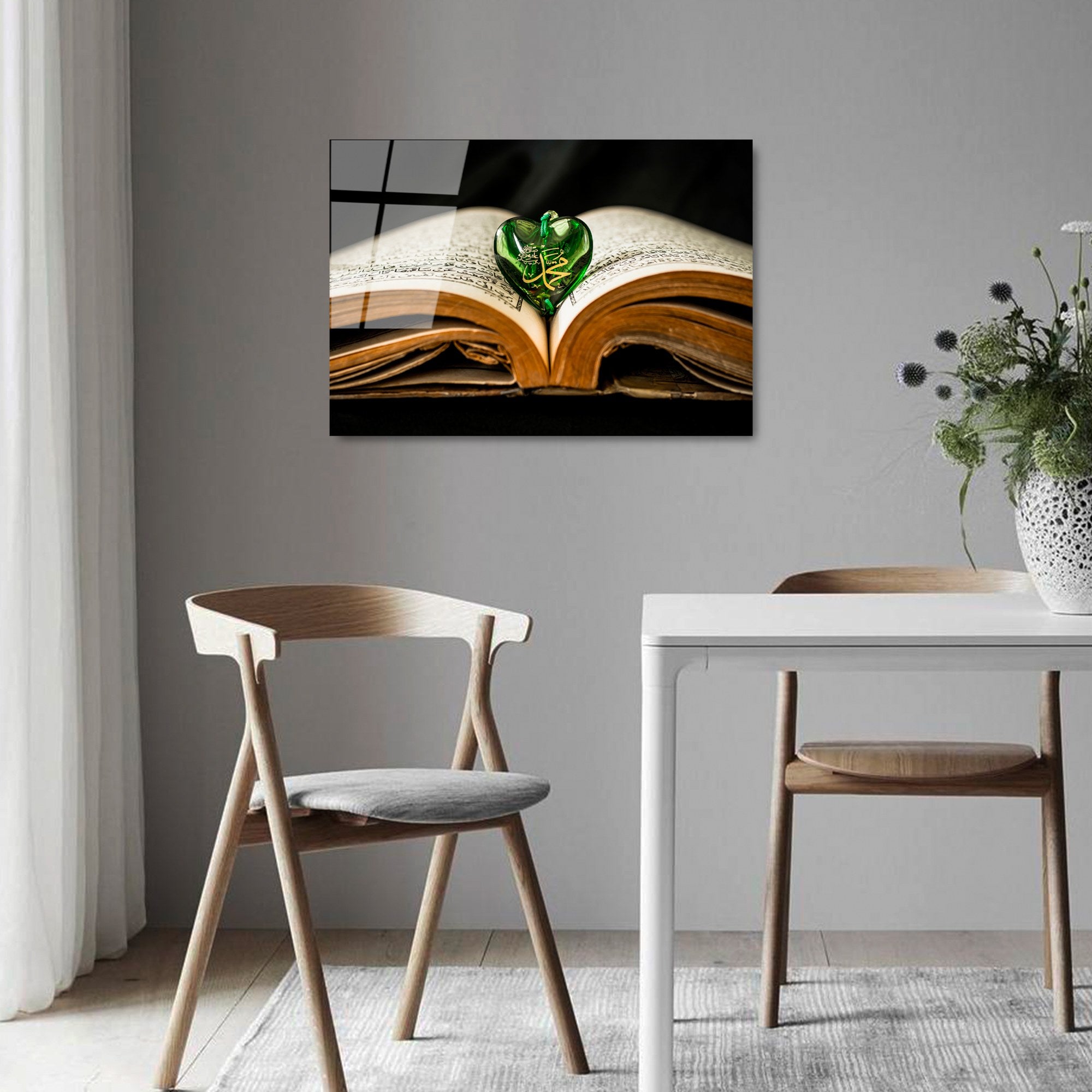 Quadro Decorativo em Vidro Temperado 100% UV-421, 50 x 70 cm, Multicolor (4 mm)