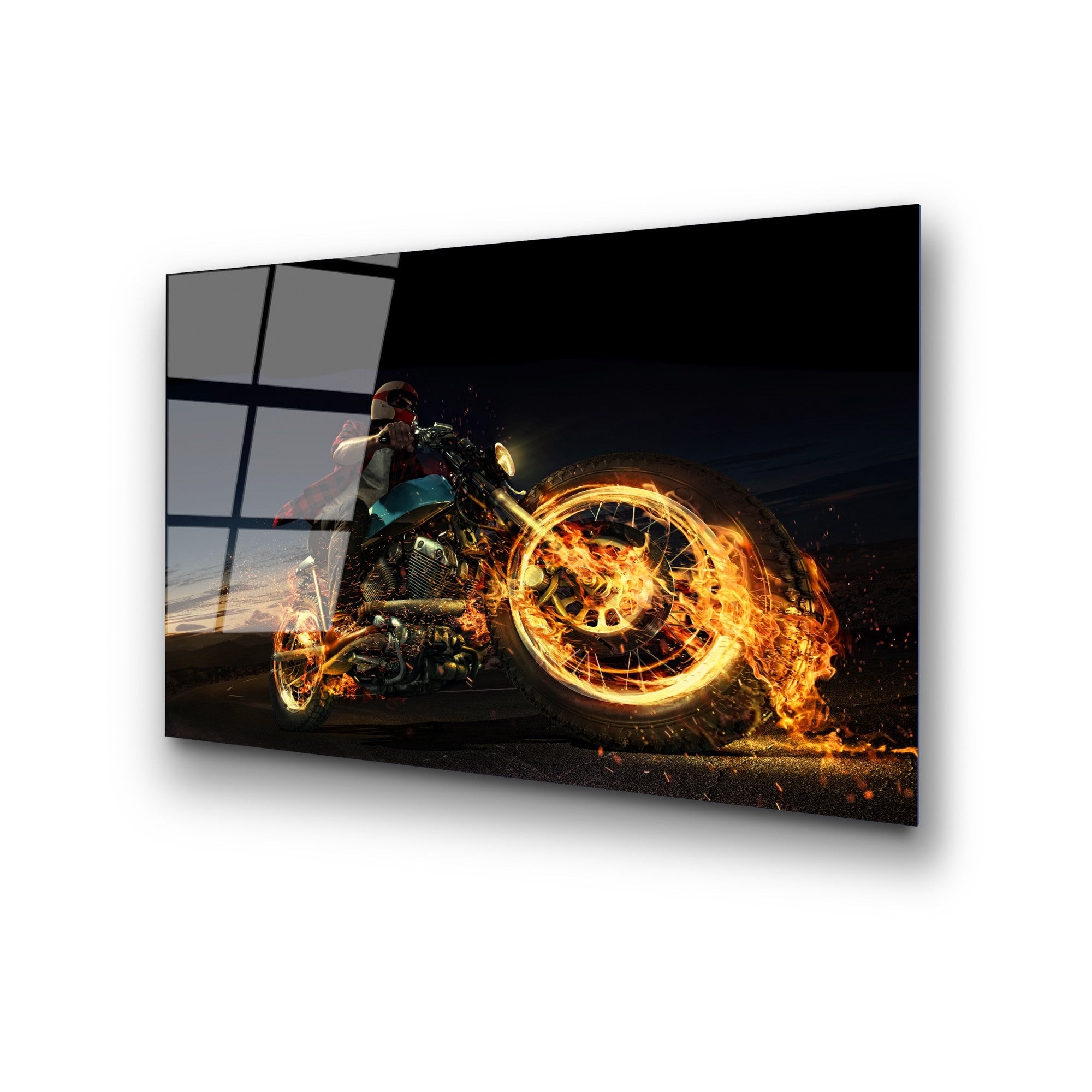 Quadro Decorativo em Vidro Temperado UV-423, 50x70 cm, Multicolor, 4 mm