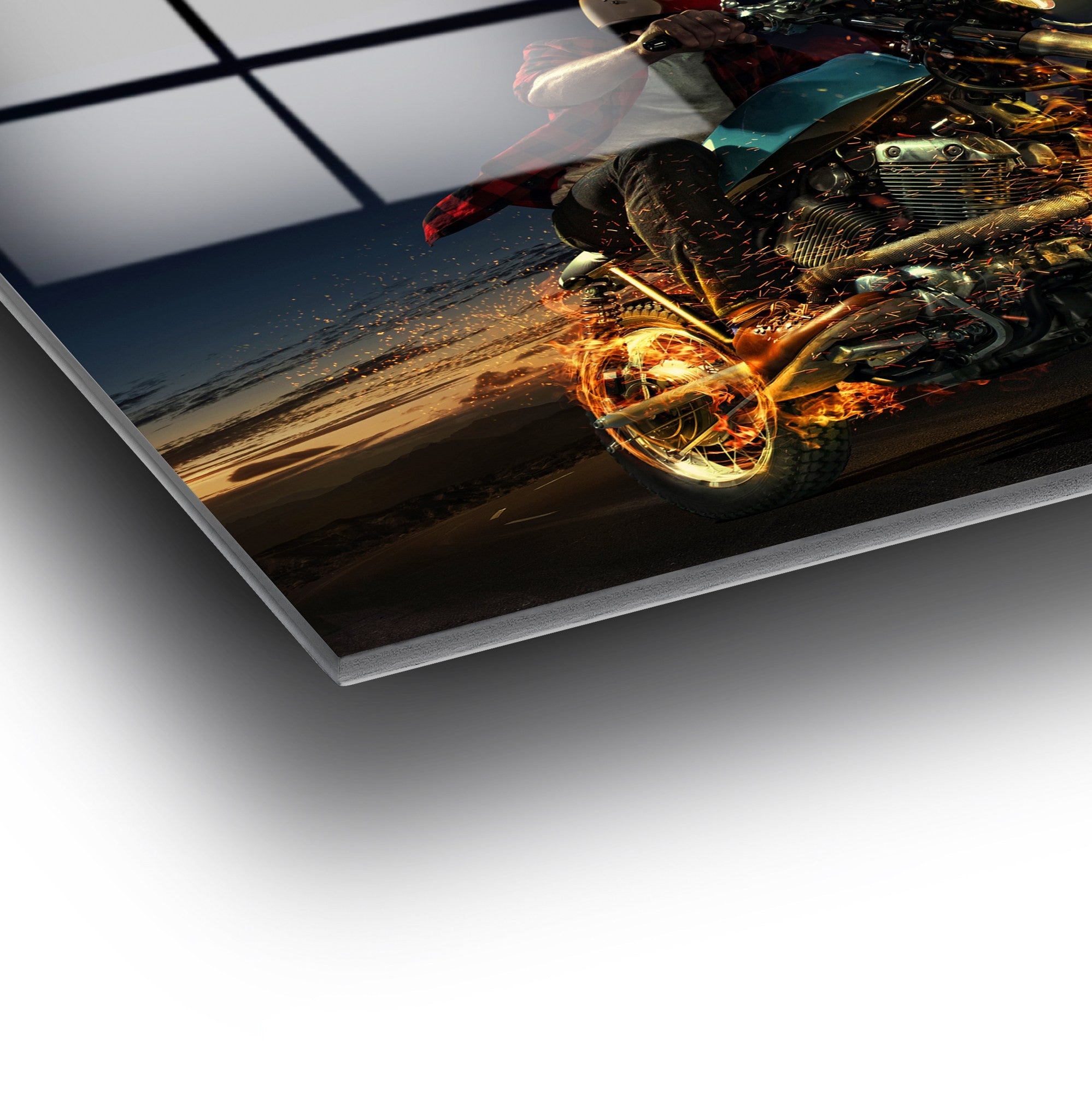 Quadro Decorativo em Vidro Temperado UV-423, 50x70 cm, Multicolor, 4 mm