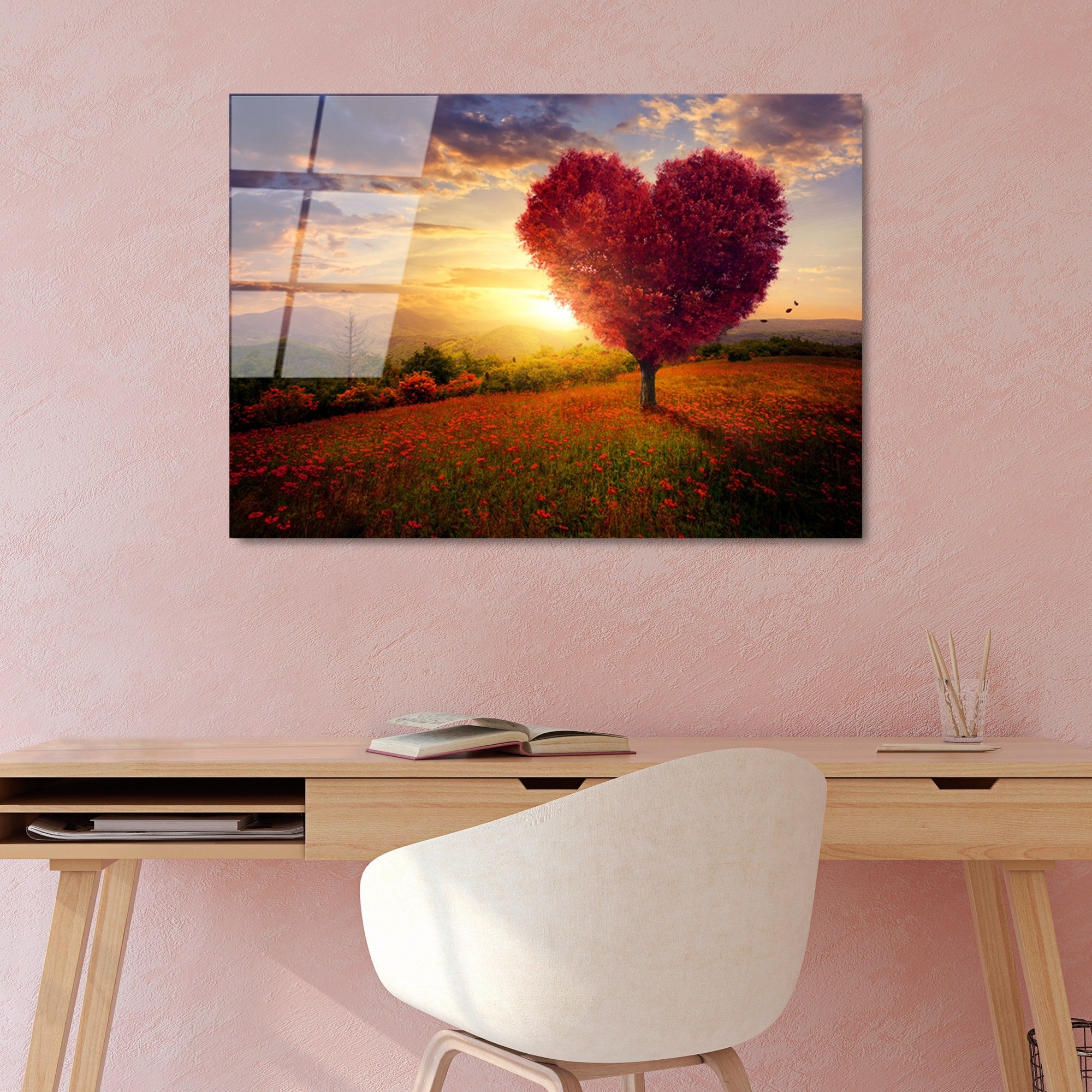 Quadro Decorativo em Vidro Temperado UV-424, 50 x 70 cm, Multicolor, 4 mm