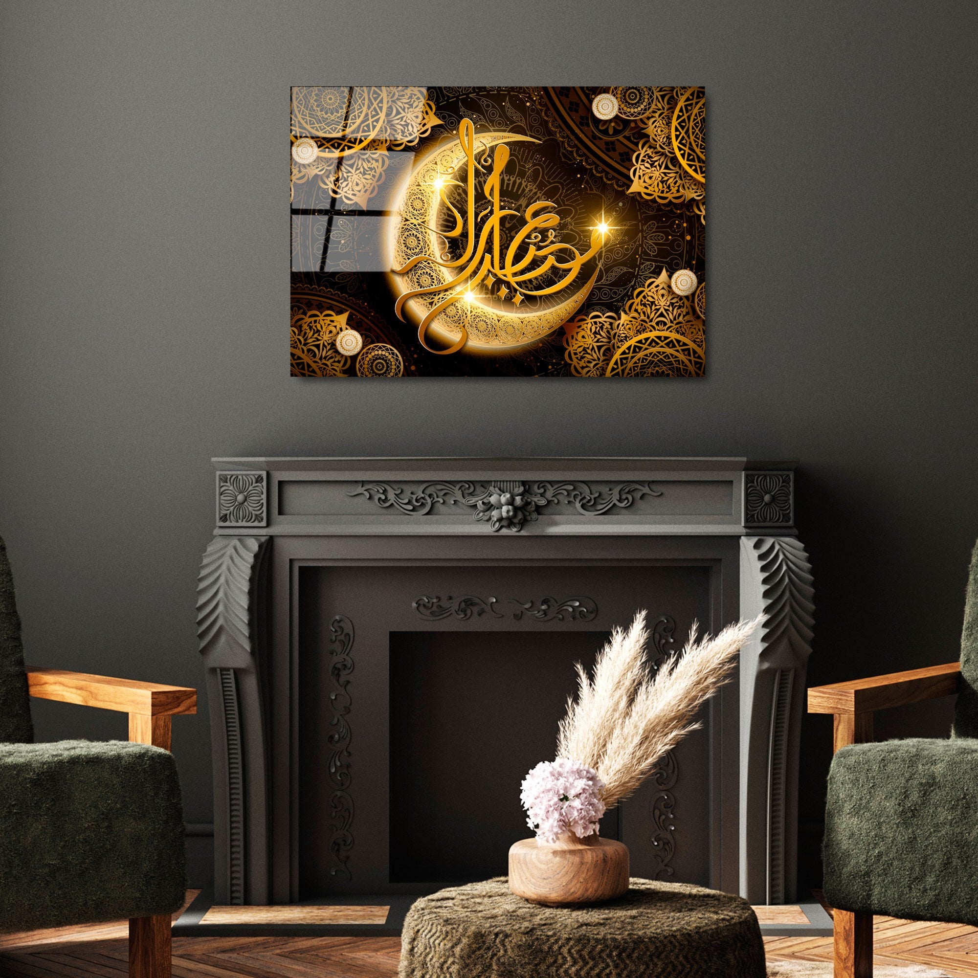 Quadro Decorativo em 100% Vidro Temperado UV-427, Multicolor, 50 x 70 cm (4 mm)