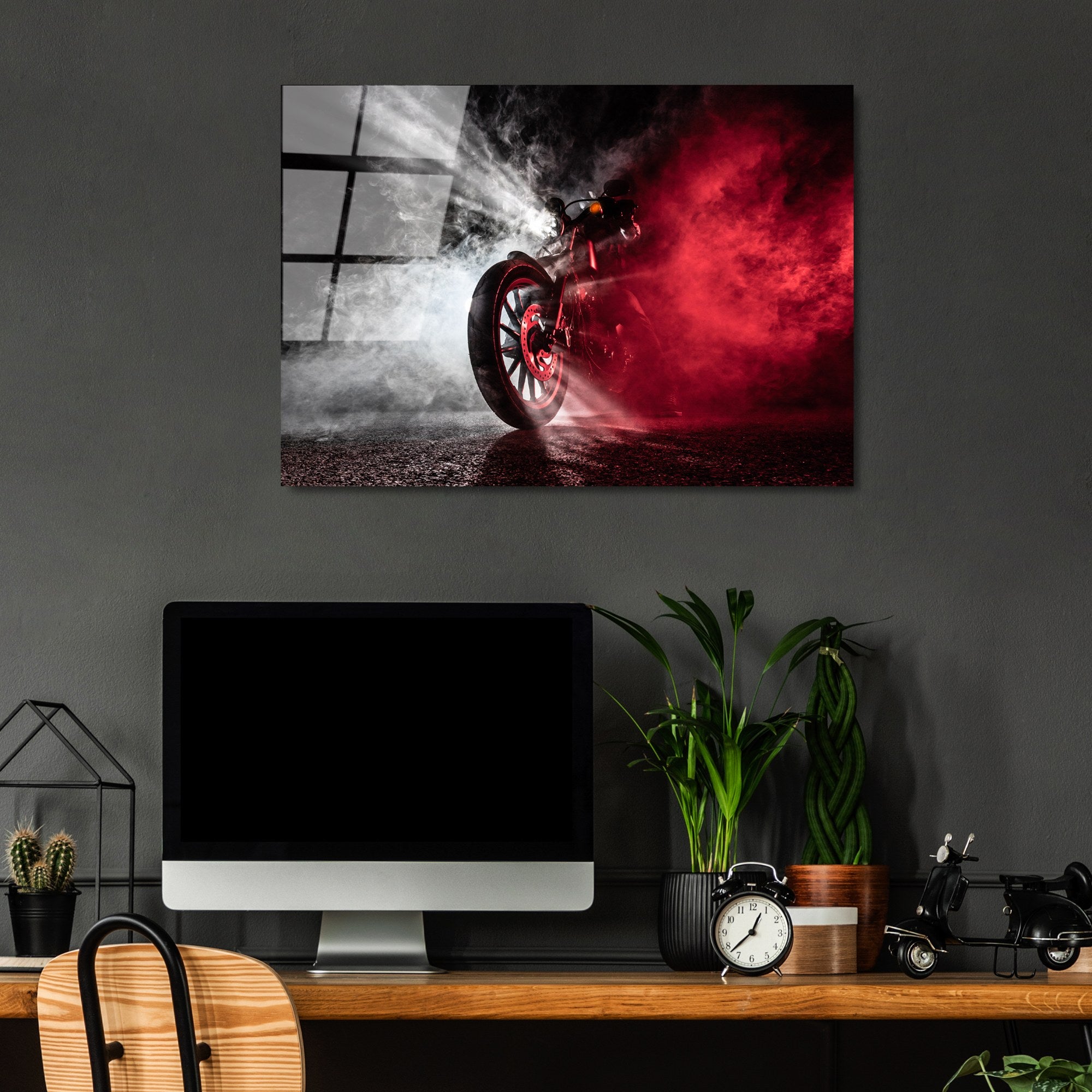 Quadro Decorativo em Vidro Temperado UV-428, Multicolor, 50 x 70 cm (4 mm)