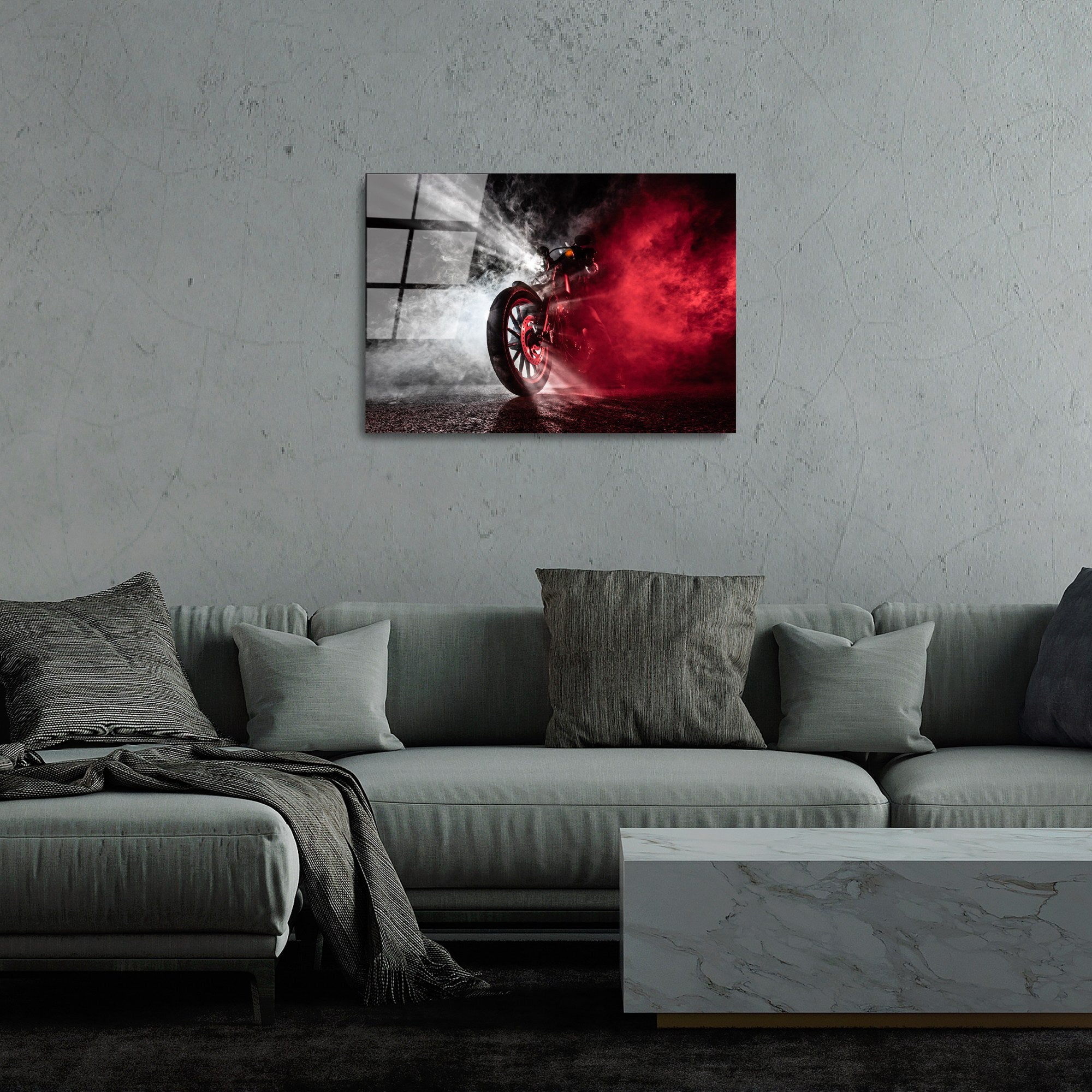 Quadro Decorativo em Vidro Temperado UV-428, Multicolor, 50 x 70 cm (4 mm)