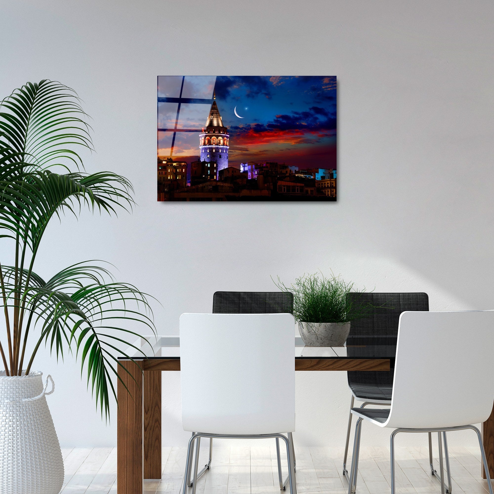 Quadro Decorativo em Vidro Temperado UV-430 (50 x 70 cm) – Multicolor, 4 mm