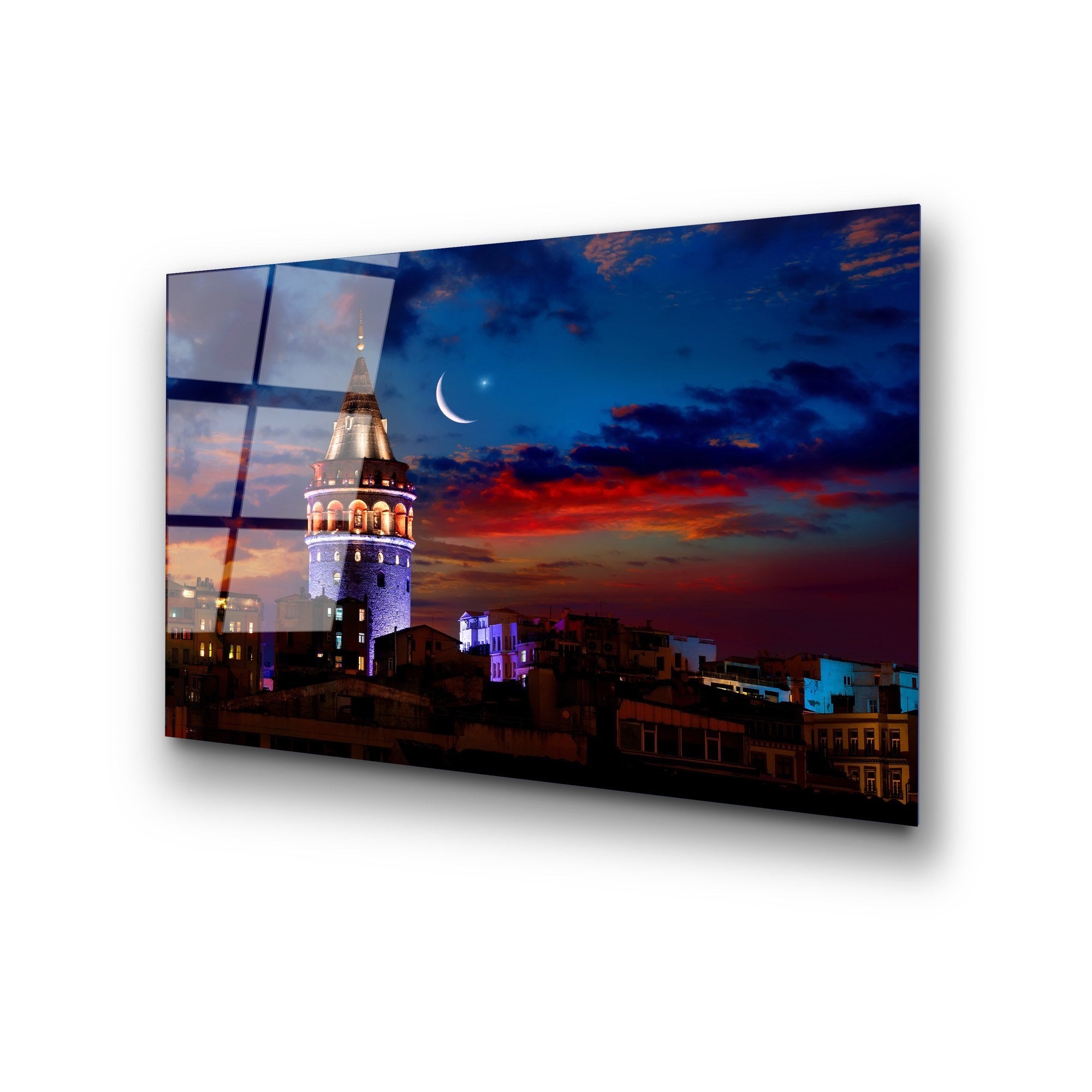 Quadro Decorativo em Vidro Temperado UV-430 (50 x 70 cm) – Multicolor, 4 mm