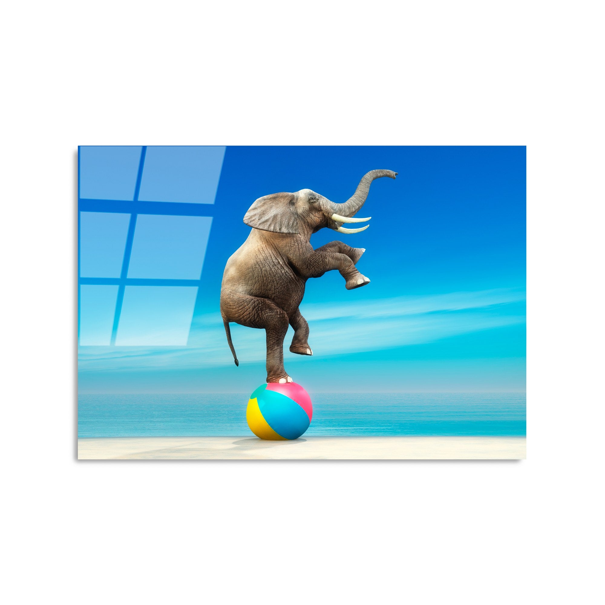 Quadro Decorativo em 100% Vidro Temperado UV-431, 50 x 70 cm, Multicolor (4 mm)