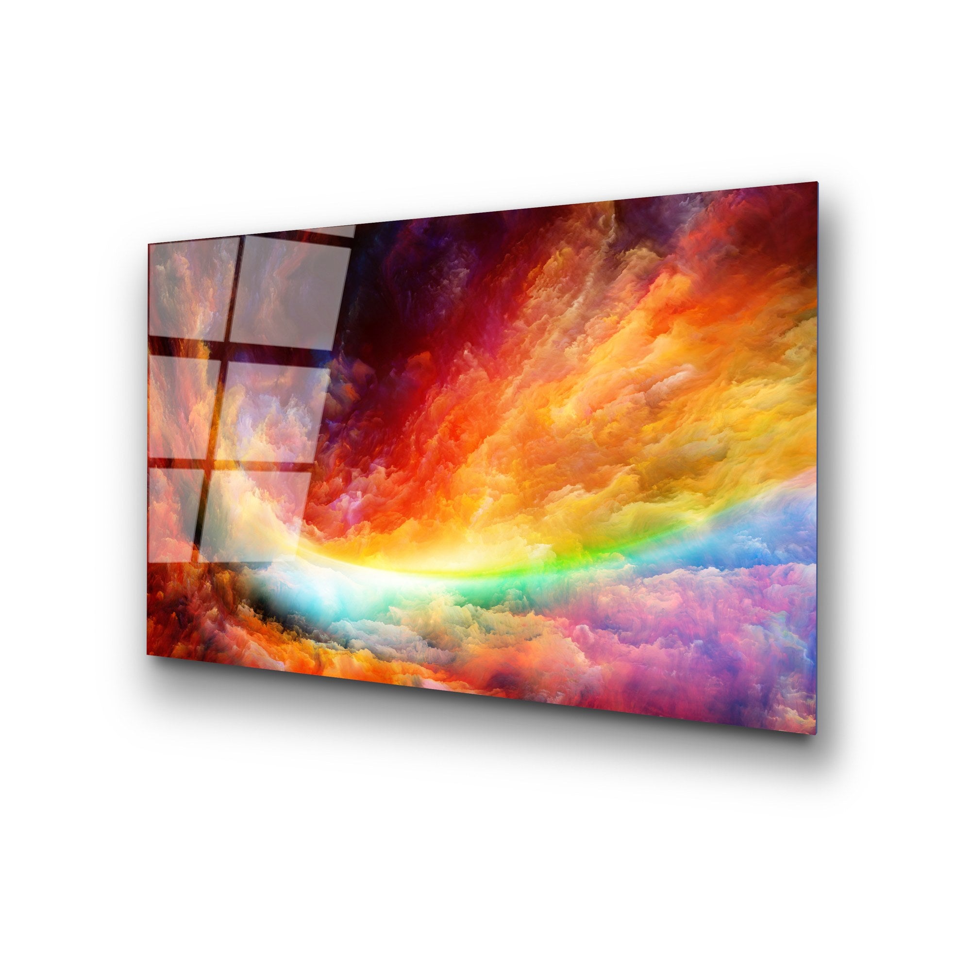 Quadro Decorativo em Vidro Temperado UV-432 50x70 cm – Multicolor, 4 mm