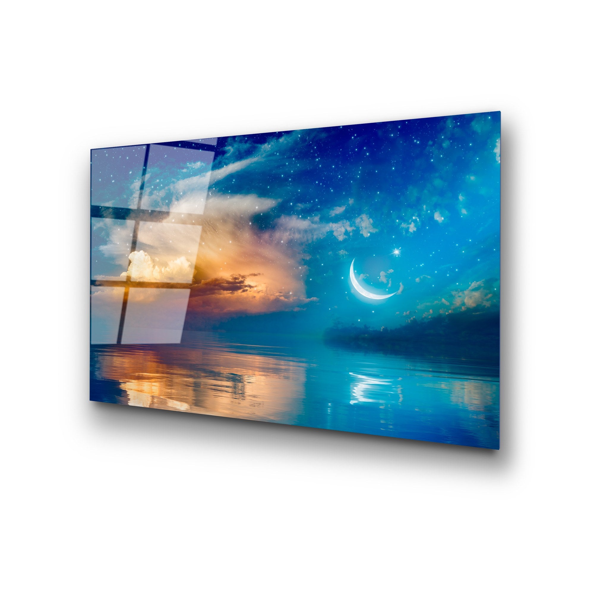 Quadro Decorativo em Vidro Temperado UV-434, Multicolor, 50 x 70 cm, 4 mm