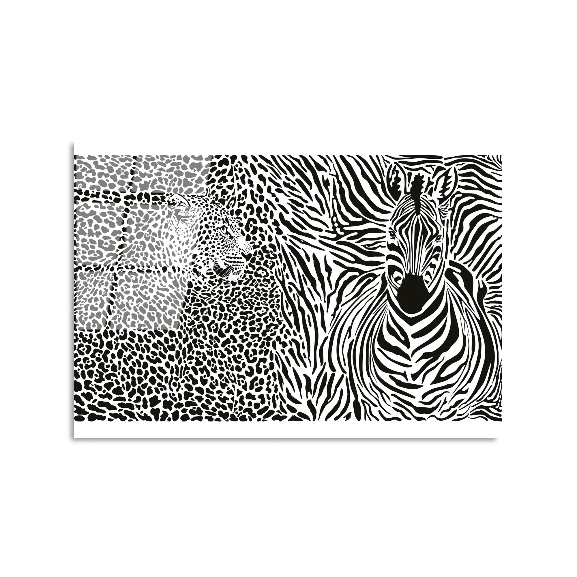 Quadro Decorativo em Vidro Temperado (4 mm) 50 x 70 cm - Multicolor - UV-435