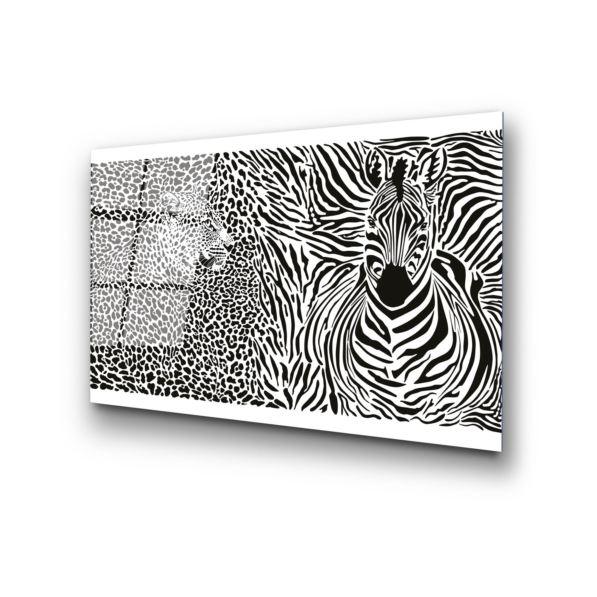 Quadro Decorativo em Vidro Temperado (4 mm) 50 x 70 cm - Multicolor - UV-435