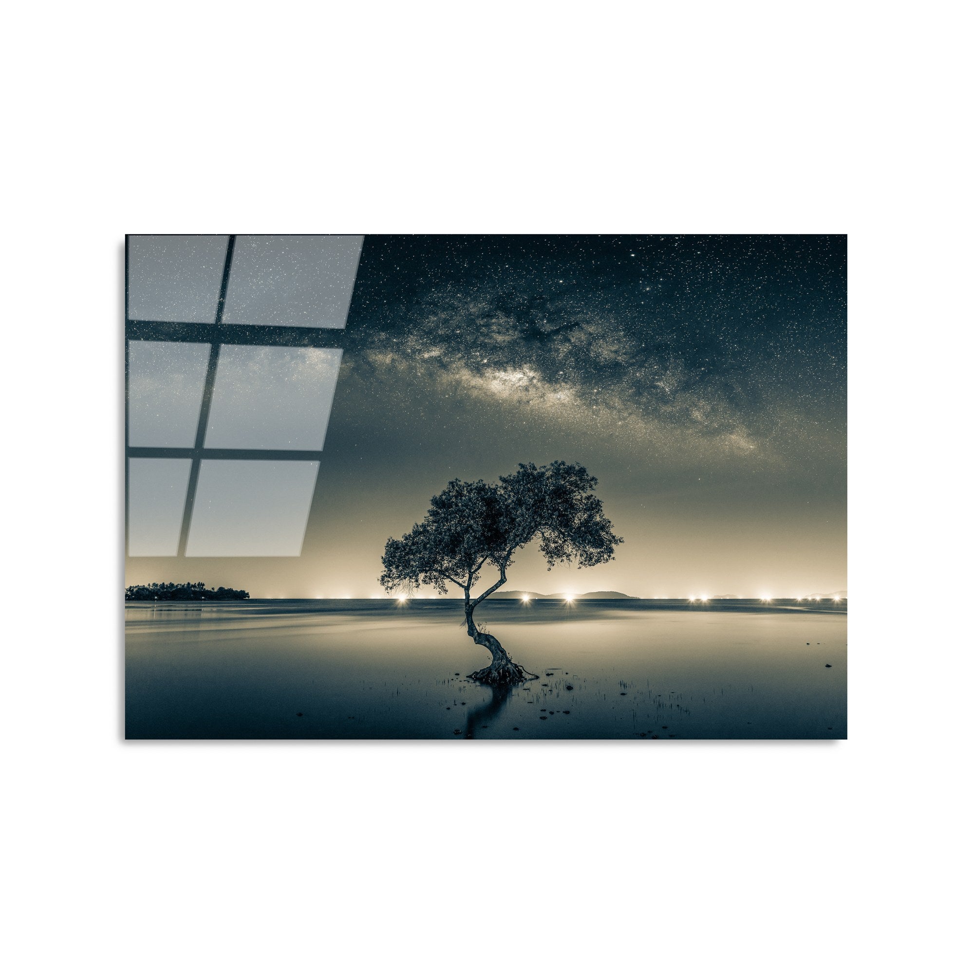 Quadro Decorativo em Vidro Temperado 4 mm 50 x 70 cm Multicor - UV-436