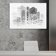 Quadro Decorativo em Vidro 100% Temperado Multicolor UV-437, 50 x 70 cm (4 mm)