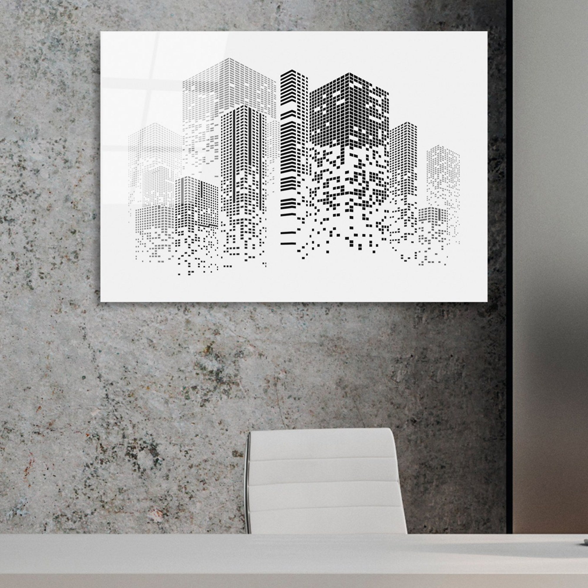 Quadro Decorativo em Vidro 100% Temperado Multicolor UV-437, 50 x 70 cm (4 mm)