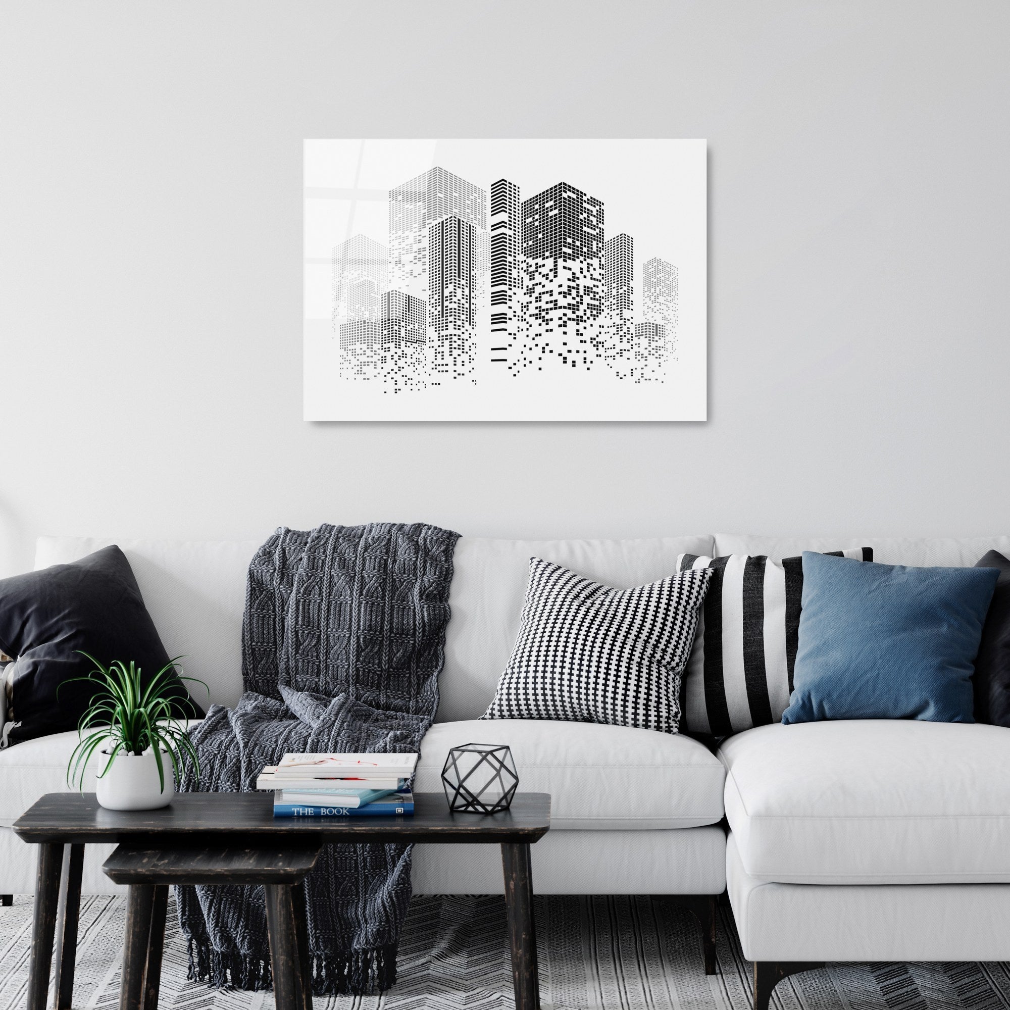 Quadro Decorativo em Vidro 100% Temperado Multicolor UV-437, 50 x 70 cm (4 mm)