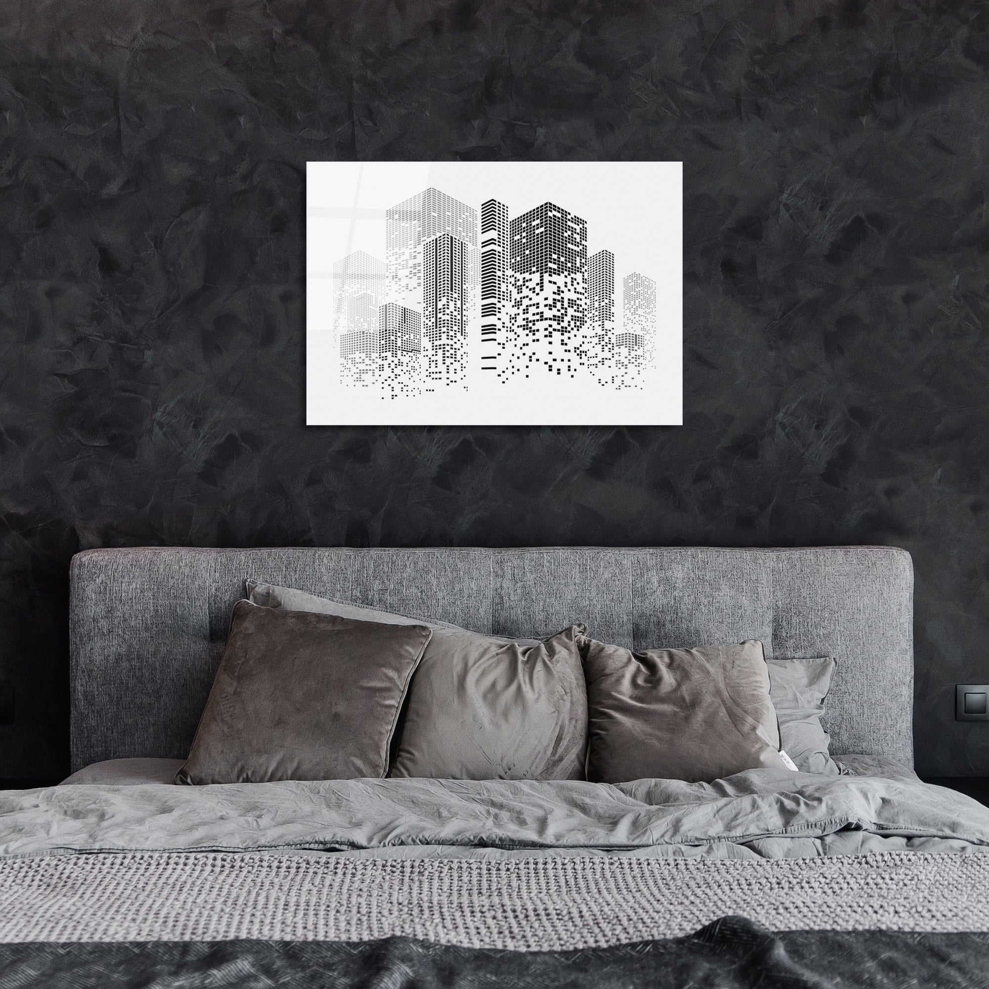 Quadro Decorativo em Vidro 100% Temperado Multicolor UV-437, 50 x 70 cm (4 mm)