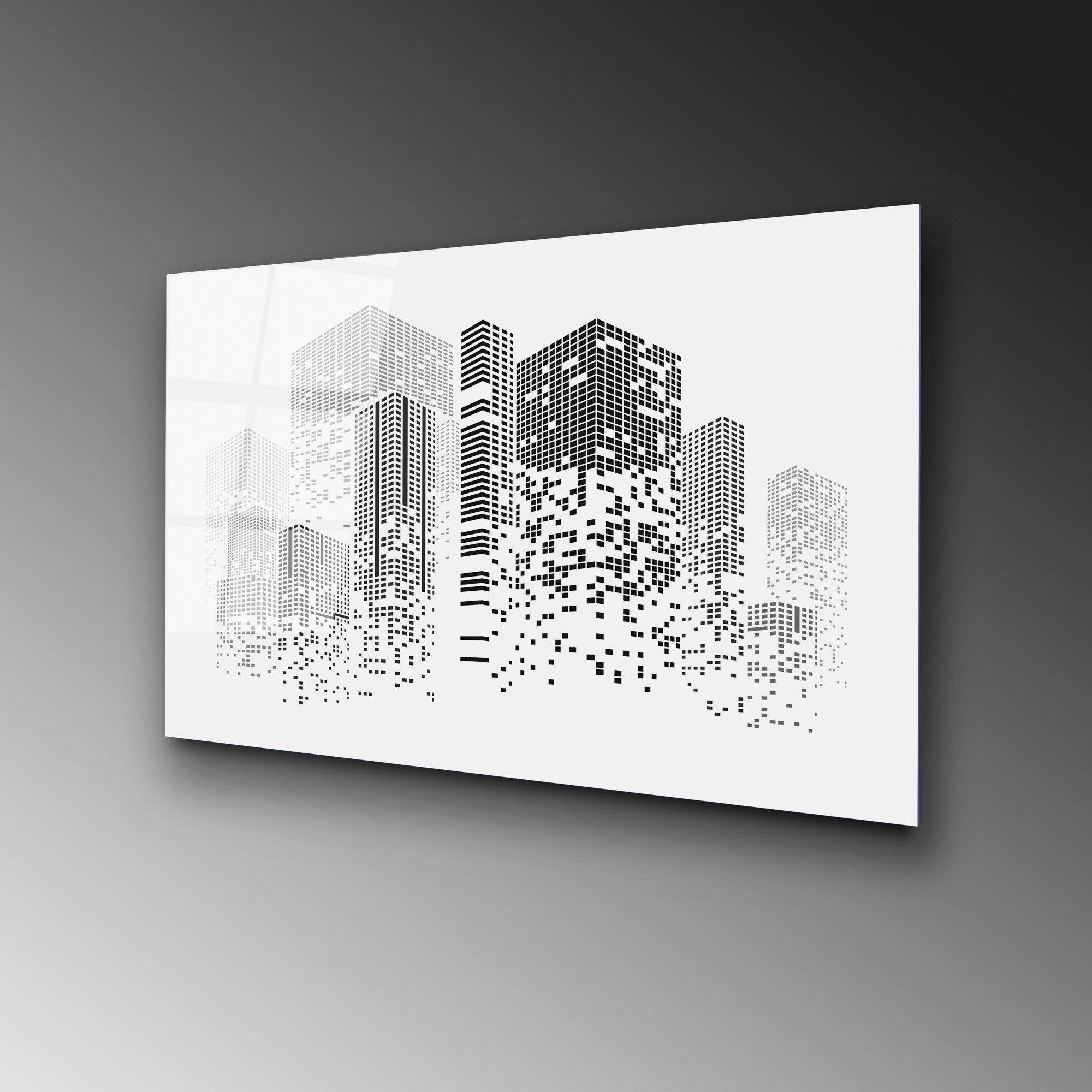 Quadro Decorativo em Vidro 100% Temperado Multicolor UV-437, 50 x 70 cm (4 mm)