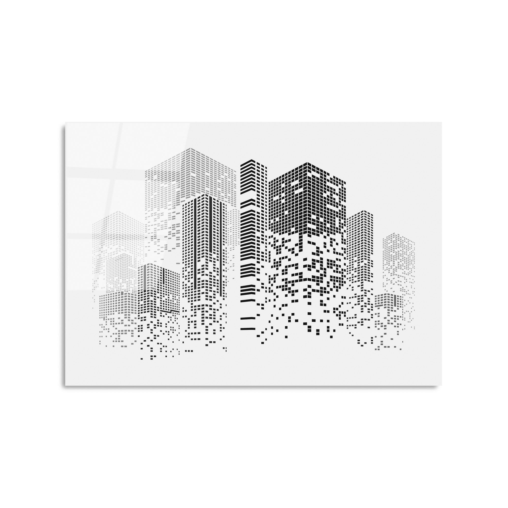 Quadro Decorativo em Vidro 100% Temperado Multicolor UV-437, 50 x 70 cm (4 mm)