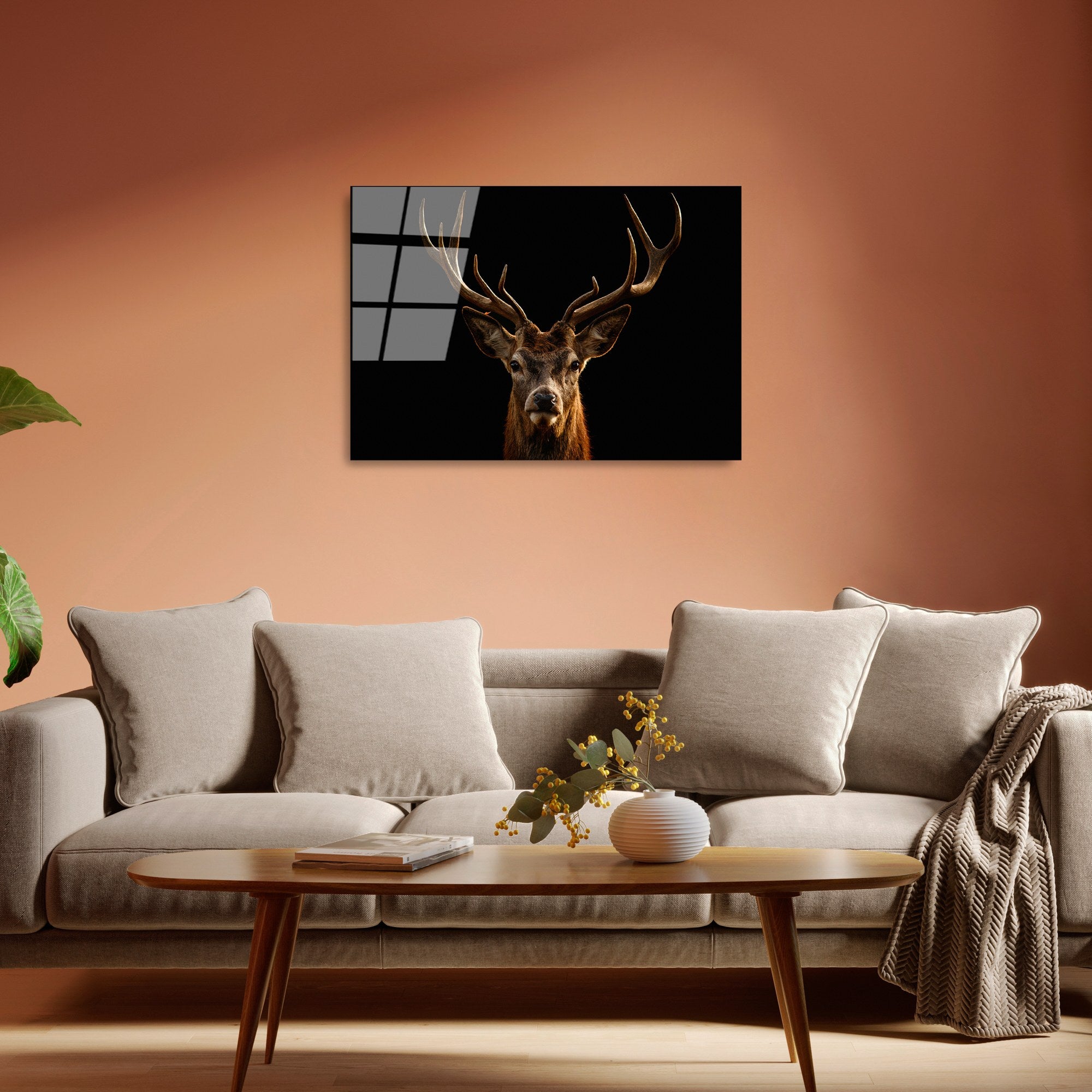 Quadro Decorativo em Vidro Temperado UV-438 50 x 70 cm Multicolor, 100% Vidro Temperado 4 mm