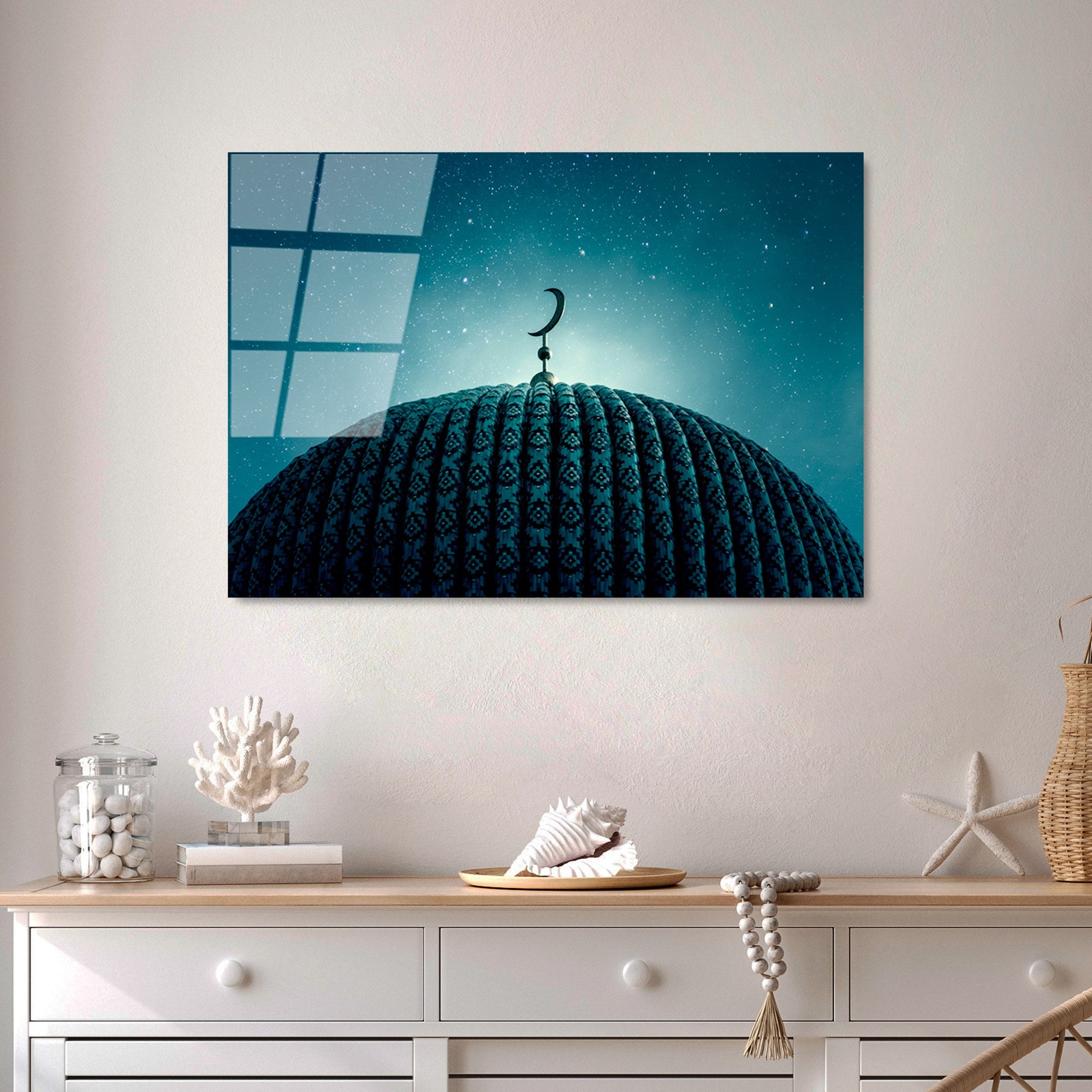 Quadro Decorativo em Vidro Temperado 100% UV-439, Multicolor, 50 x 70 cm (4 mm)