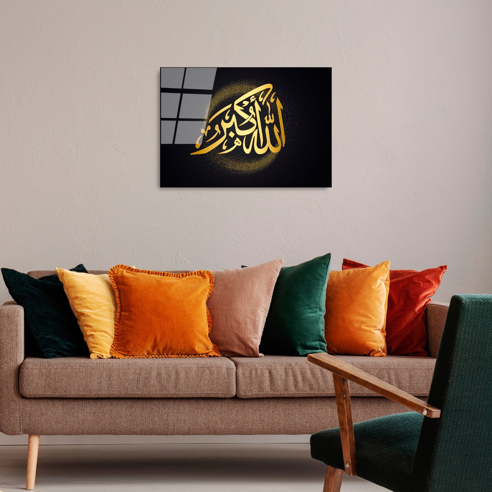 Quadro Decorativo em Vidro Temperado UV-441, 50 x 70 cm, Multicolor, 4 mm