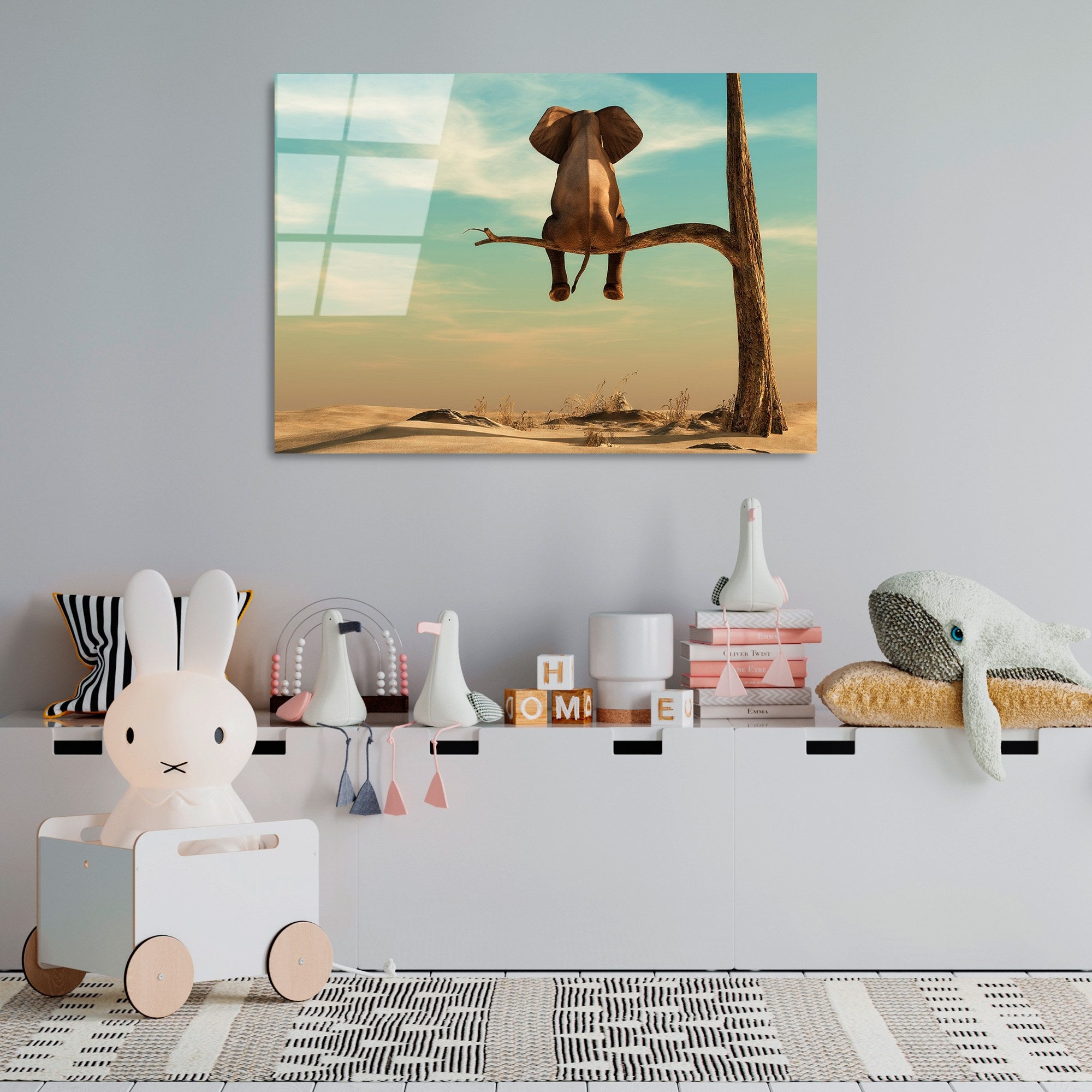 Quadro Decorativo em Vidro Temperado UV-442, 50 x 70 cm, Multicolor, 4 mm