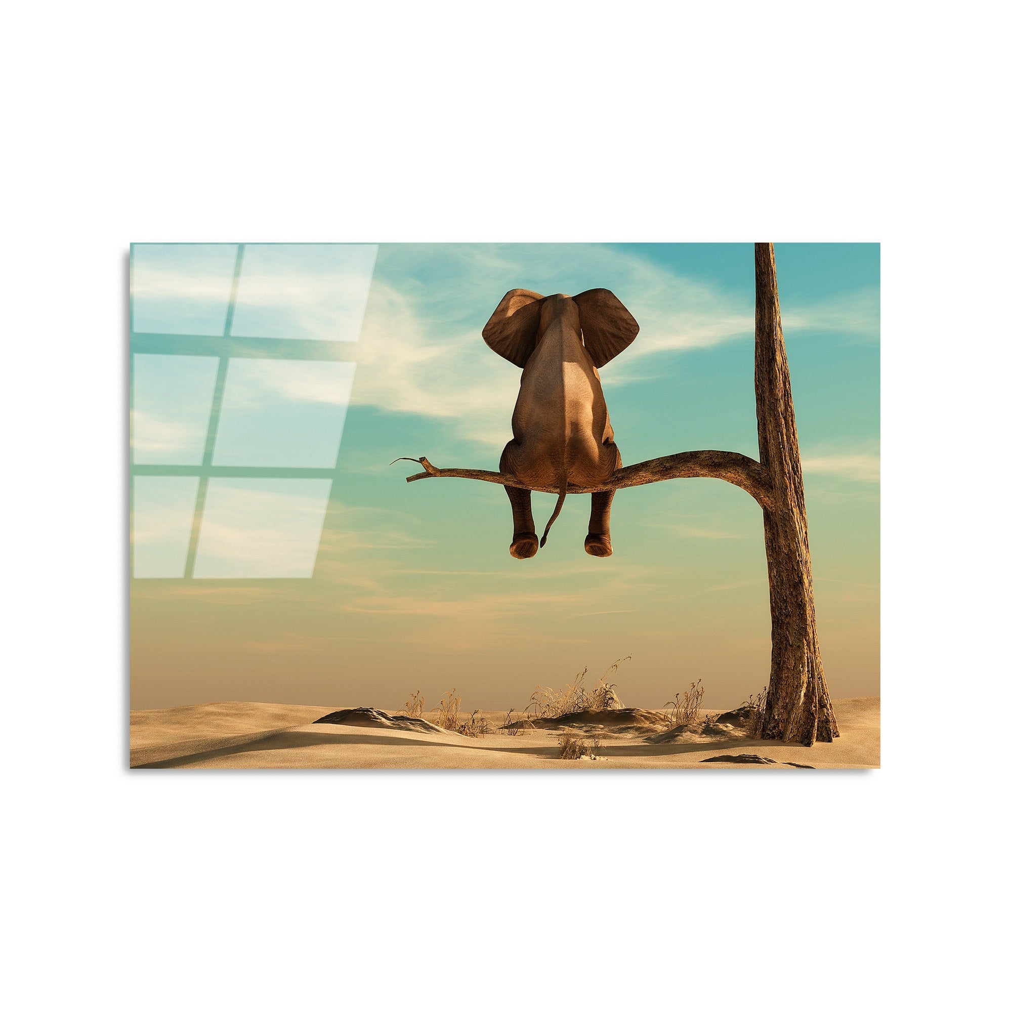 Quadro Decorativo em Vidro Temperado UV-442, 50 x 70 cm, Multicolor, 4 mm