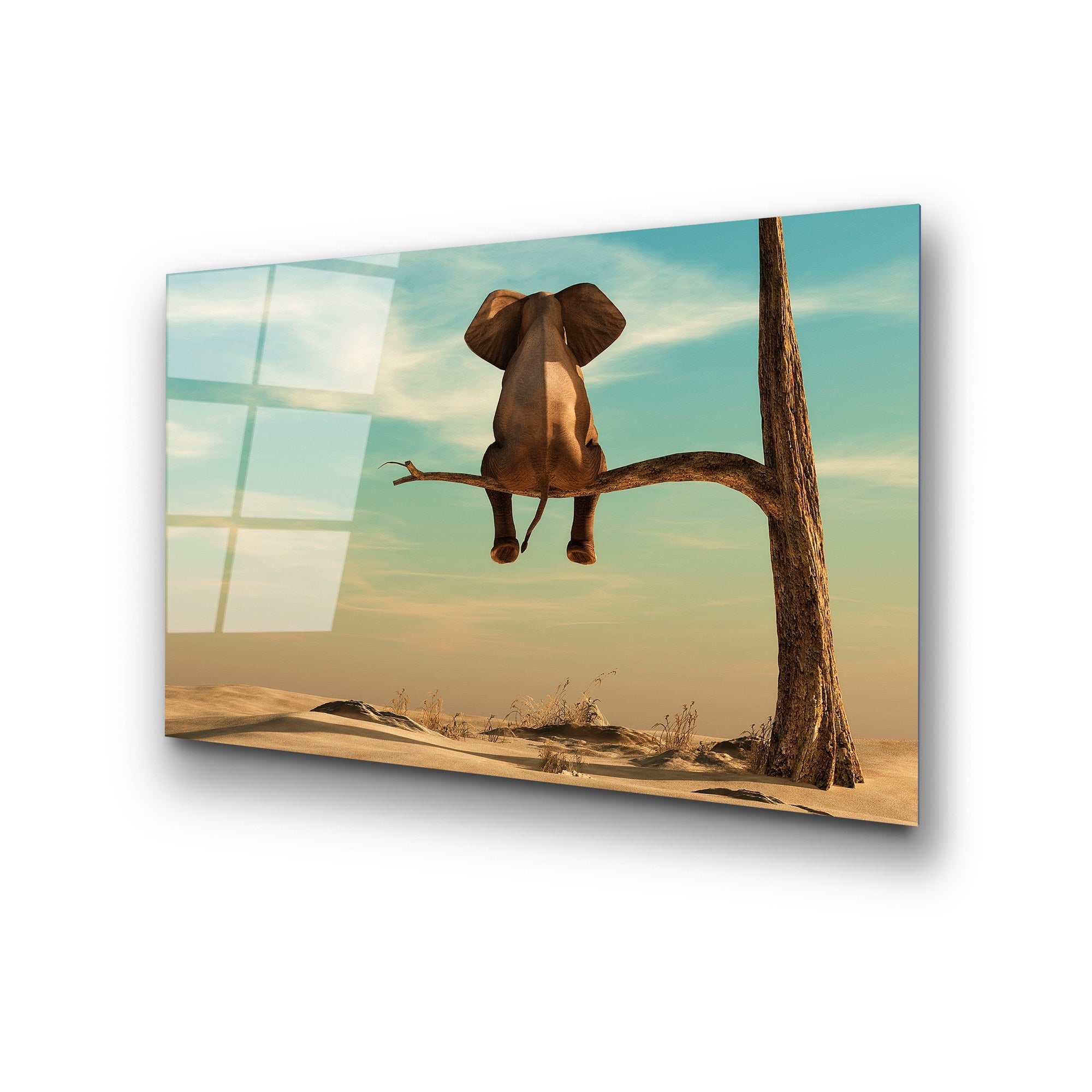 Quadro Decorativo em Vidro Temperado UV-442, 50 x 70 cm, Multicolor, 4 mm