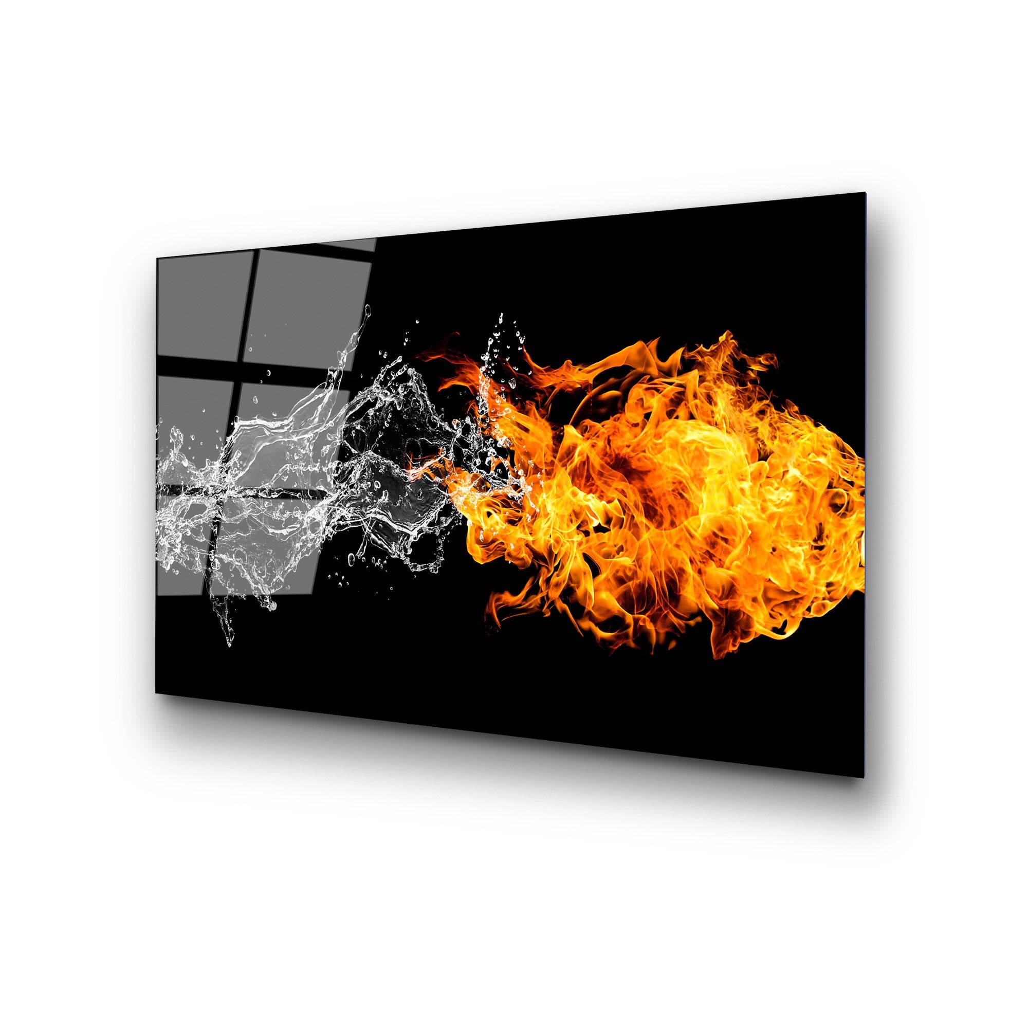 Quadro Decorativo em Vidro Temperado UV-443, 50 x 70 cm, Multicor, 4 mm