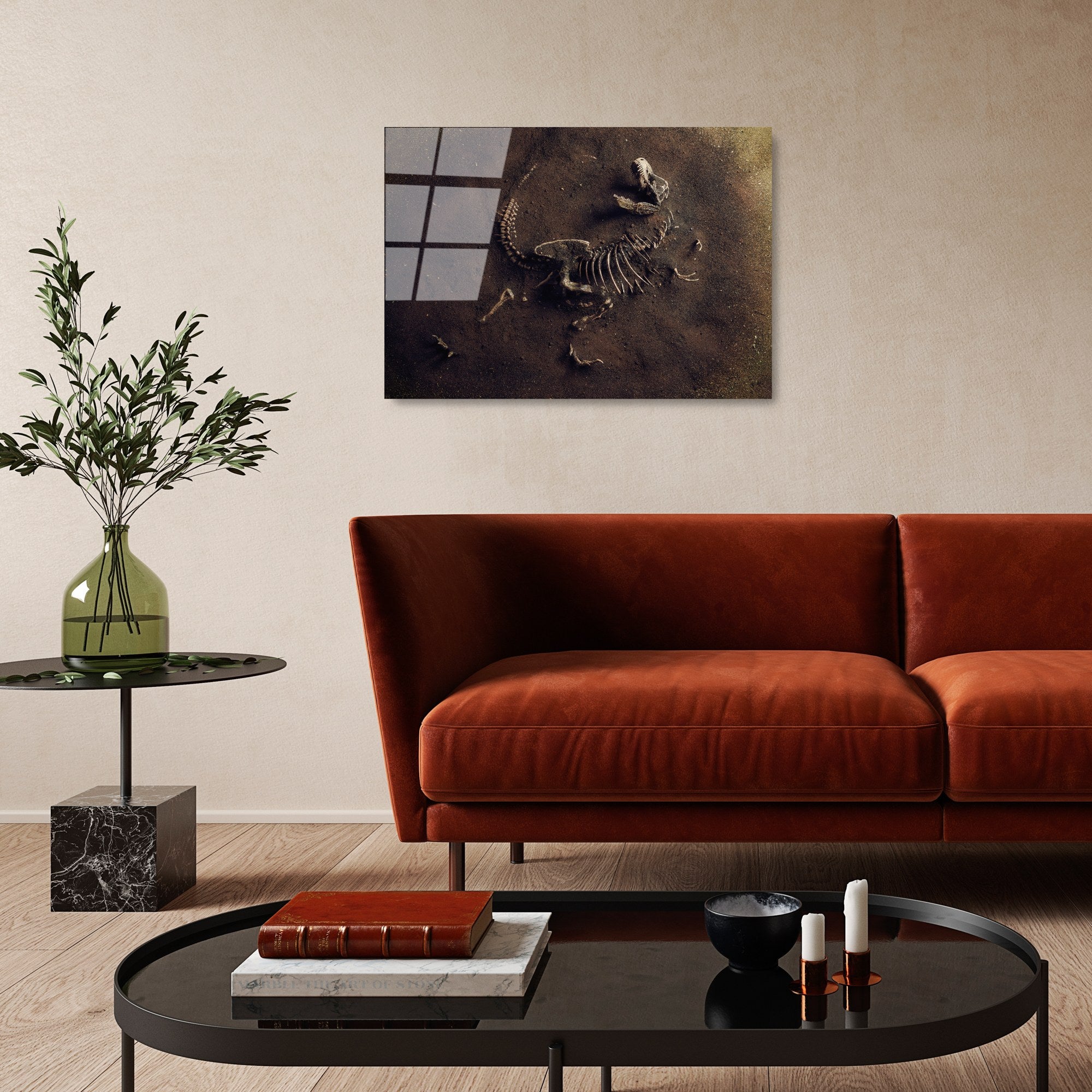 Quadro Decorativo em Vidro Temperado UV-445, Multicolor, 50 x 70 cm, 4 mm